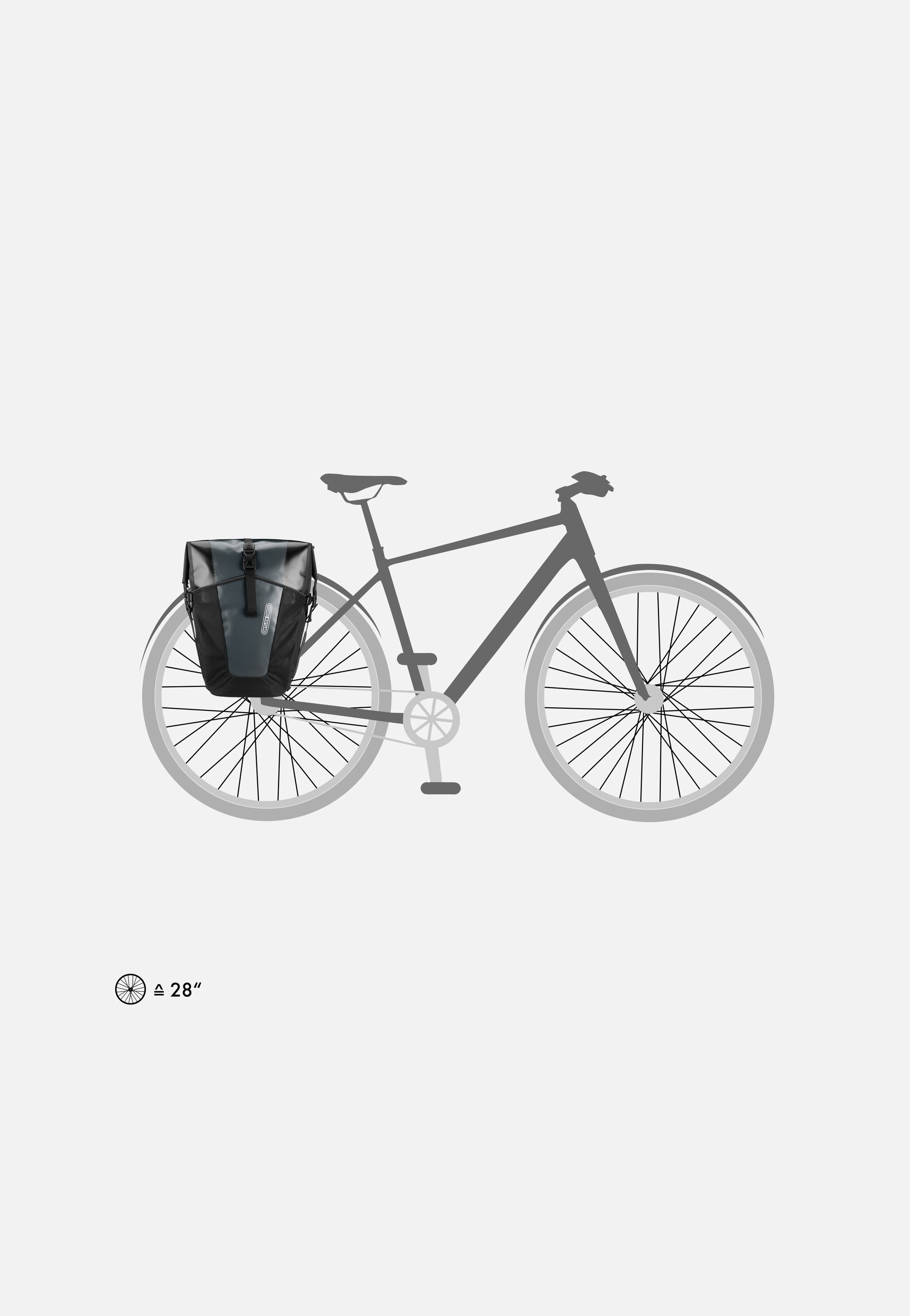 ORTLIEB - Back-Roller XL Asphalt Schwarz - Bike Bag | Neutral-Image