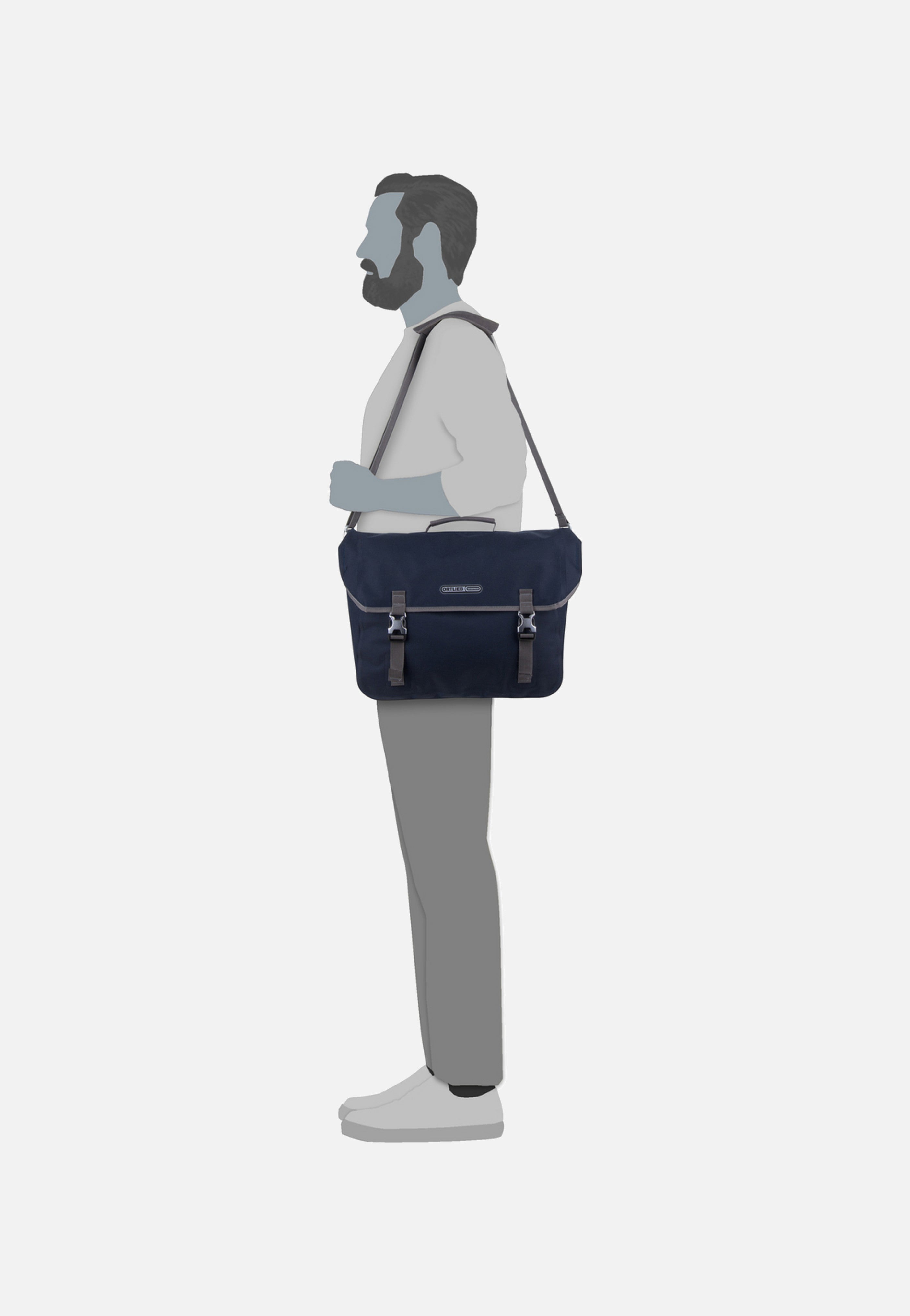 ORTLIEB - Commuter-Bag Urban QL2.1 Ink - Bike Bag | Neutral-Image