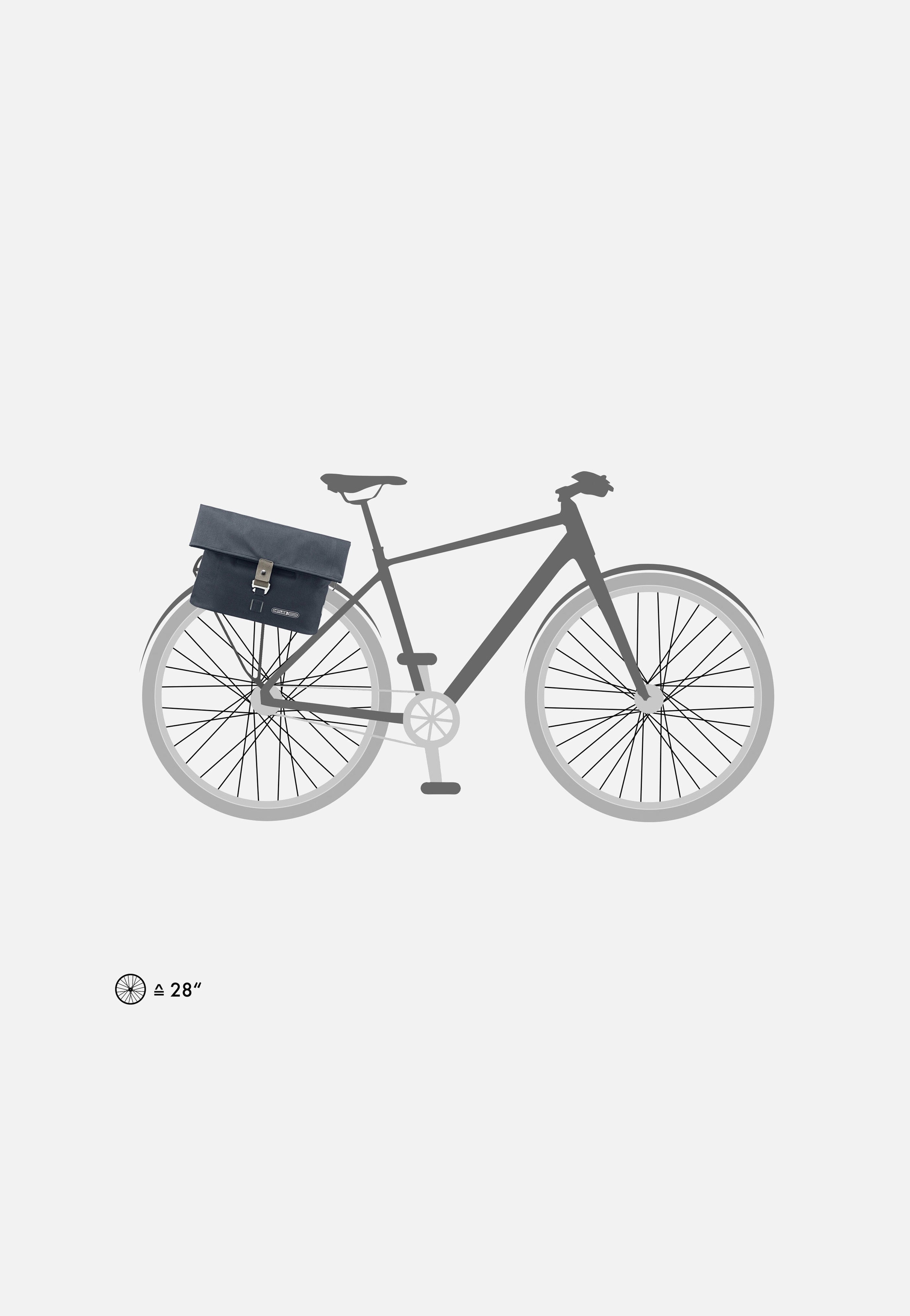 ORTLIEB - Twin-City Urban Ink - Bike Bag | Neutral-Image