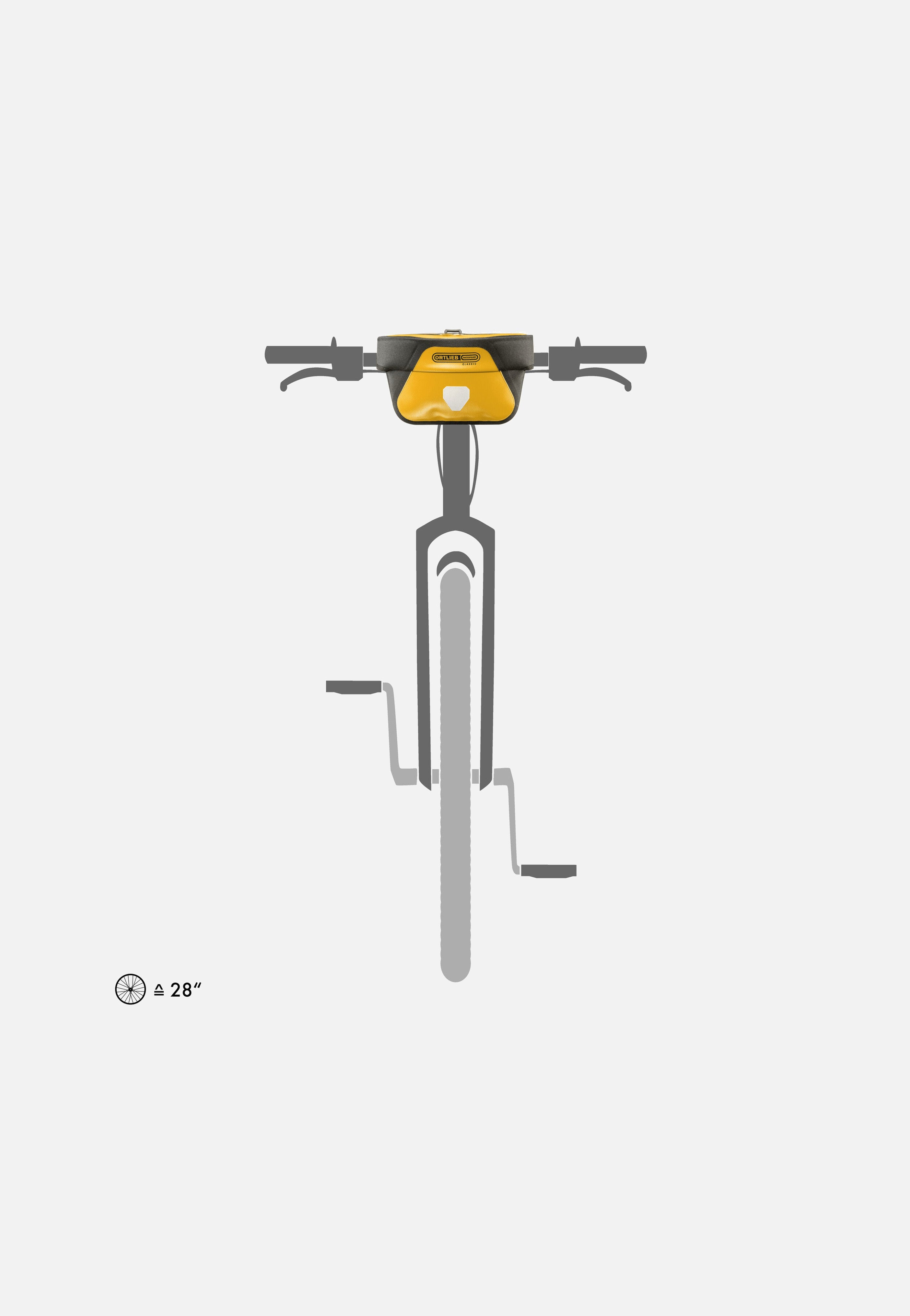 ORTLIEB - Ultimate 5L Sonnengelb Schwarz - Handlebar Bag | Neutral-Image