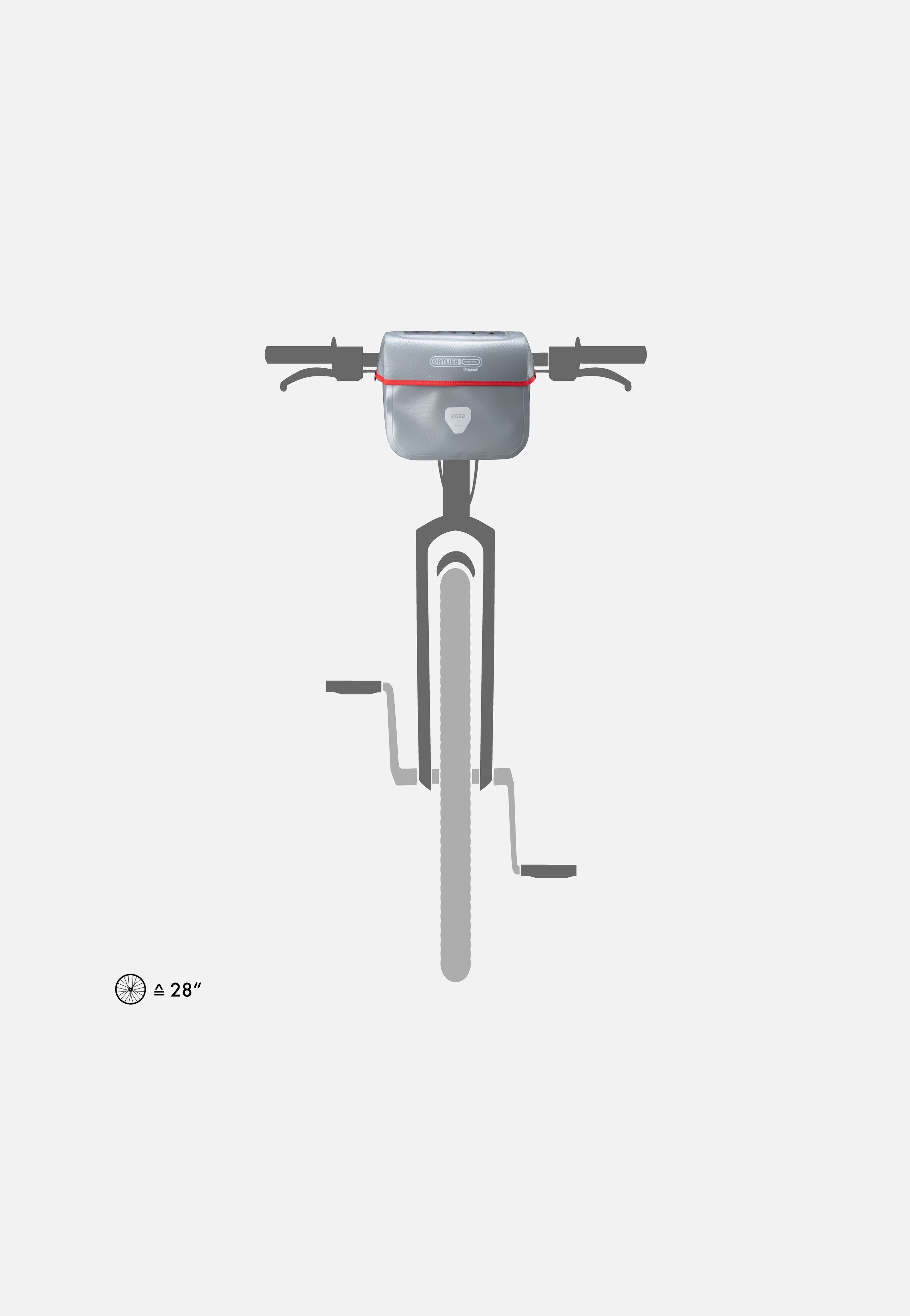 ORTLIEB - Ultimate Original Alu Grey - Handlebar Bag | Neutral-Image