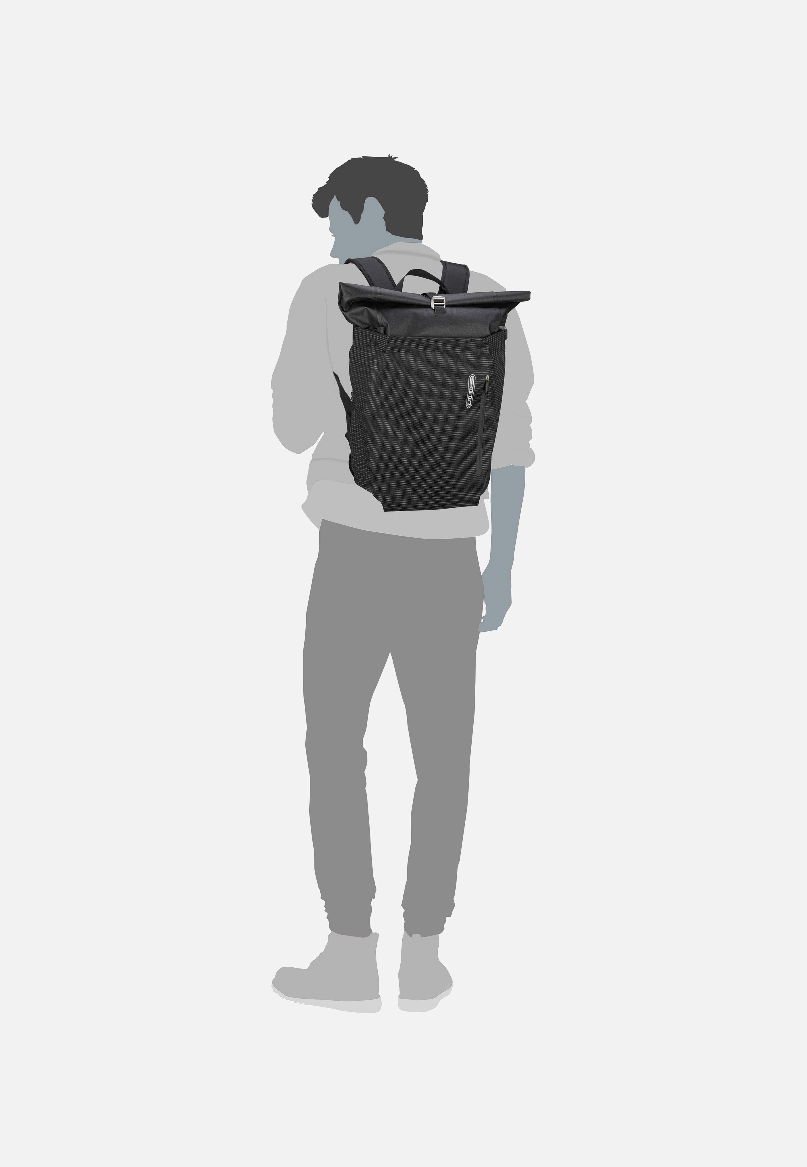ORTLIEB - Vario PS High Visibility Schwarz - Bag | Neutral-Image