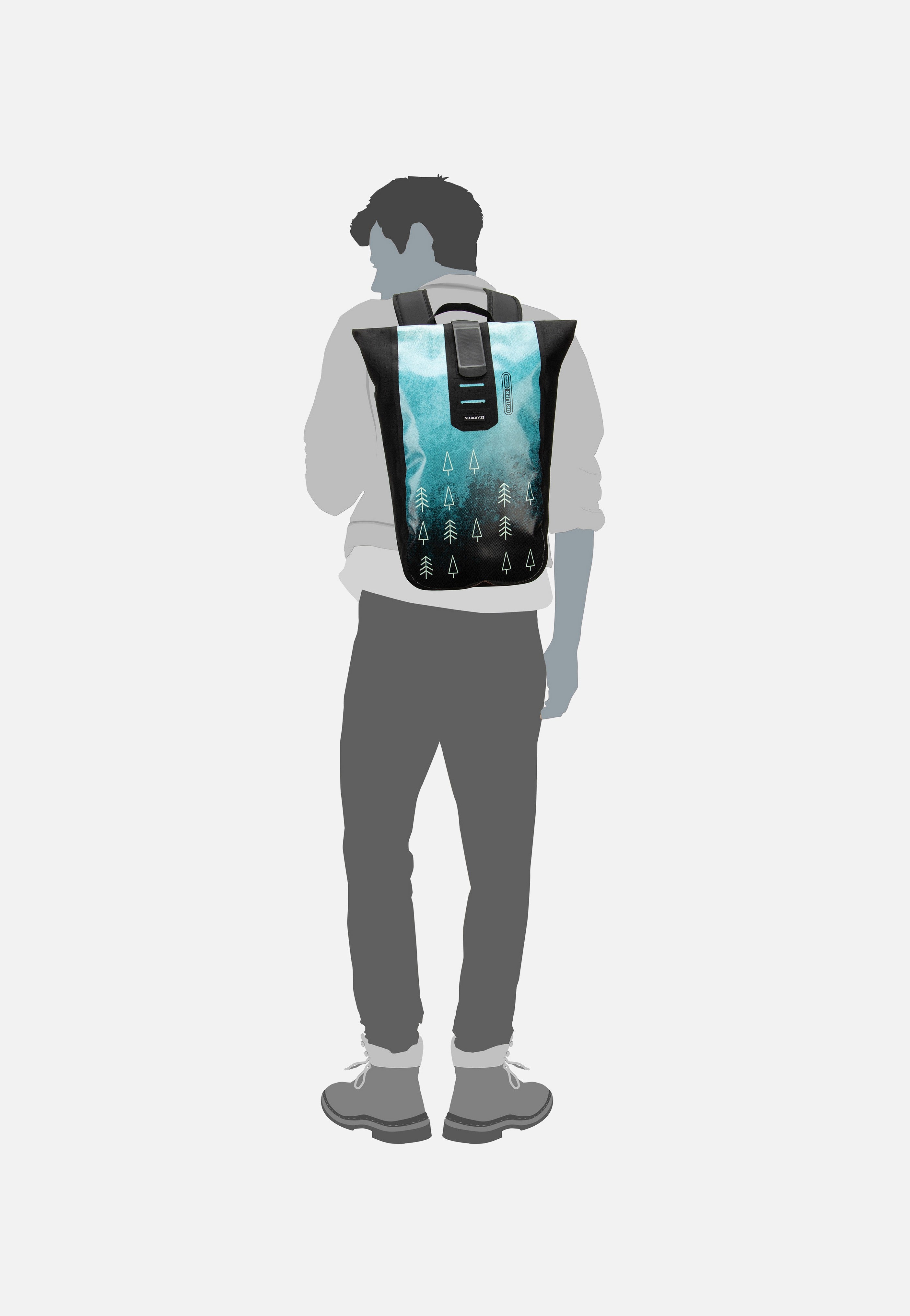 ORTLIEB Velocity Design 23L Forest Rolltop Rucksack