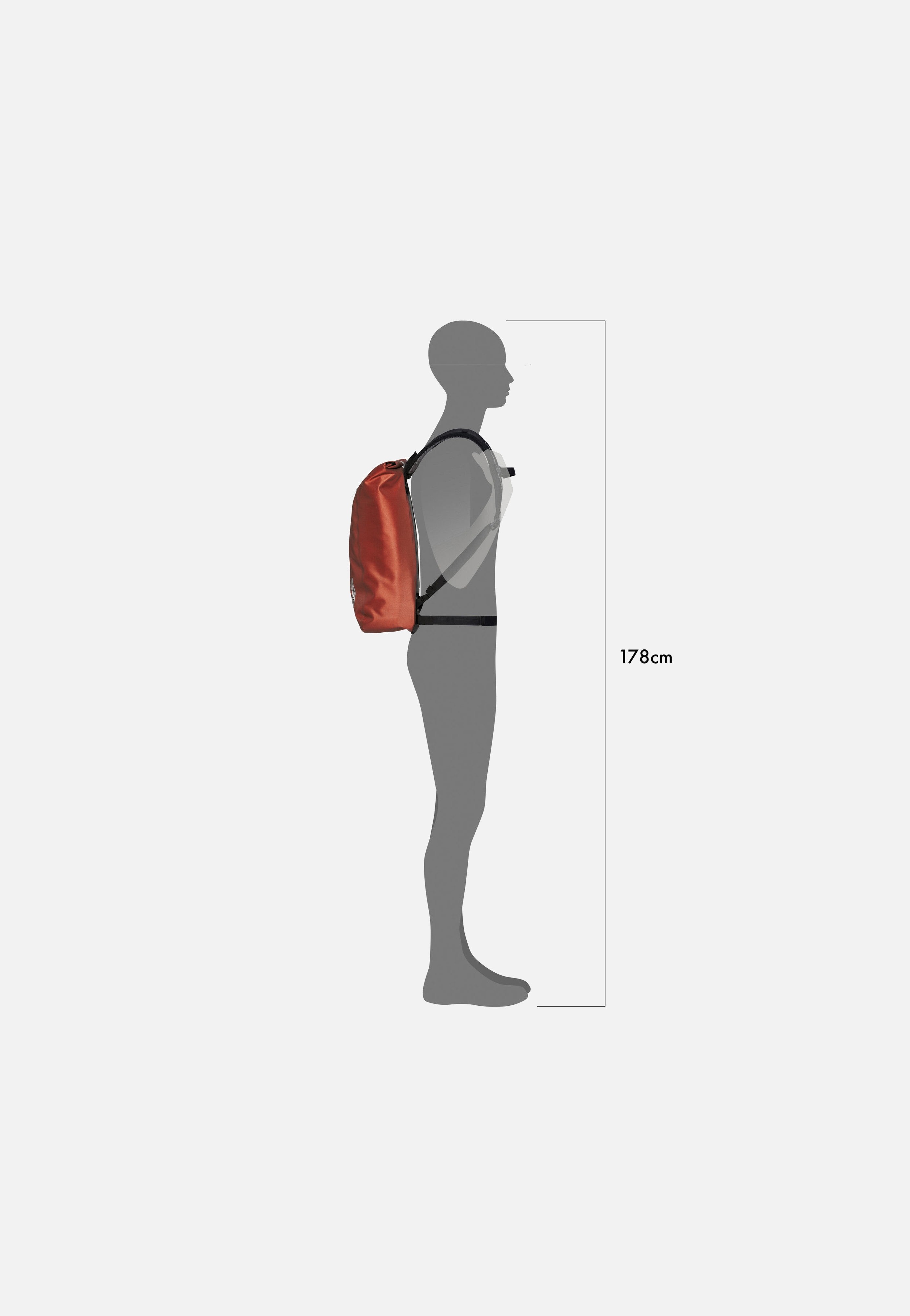 ORTLIEB Velocity PS 17L Rooibos Rolltop Rucksack