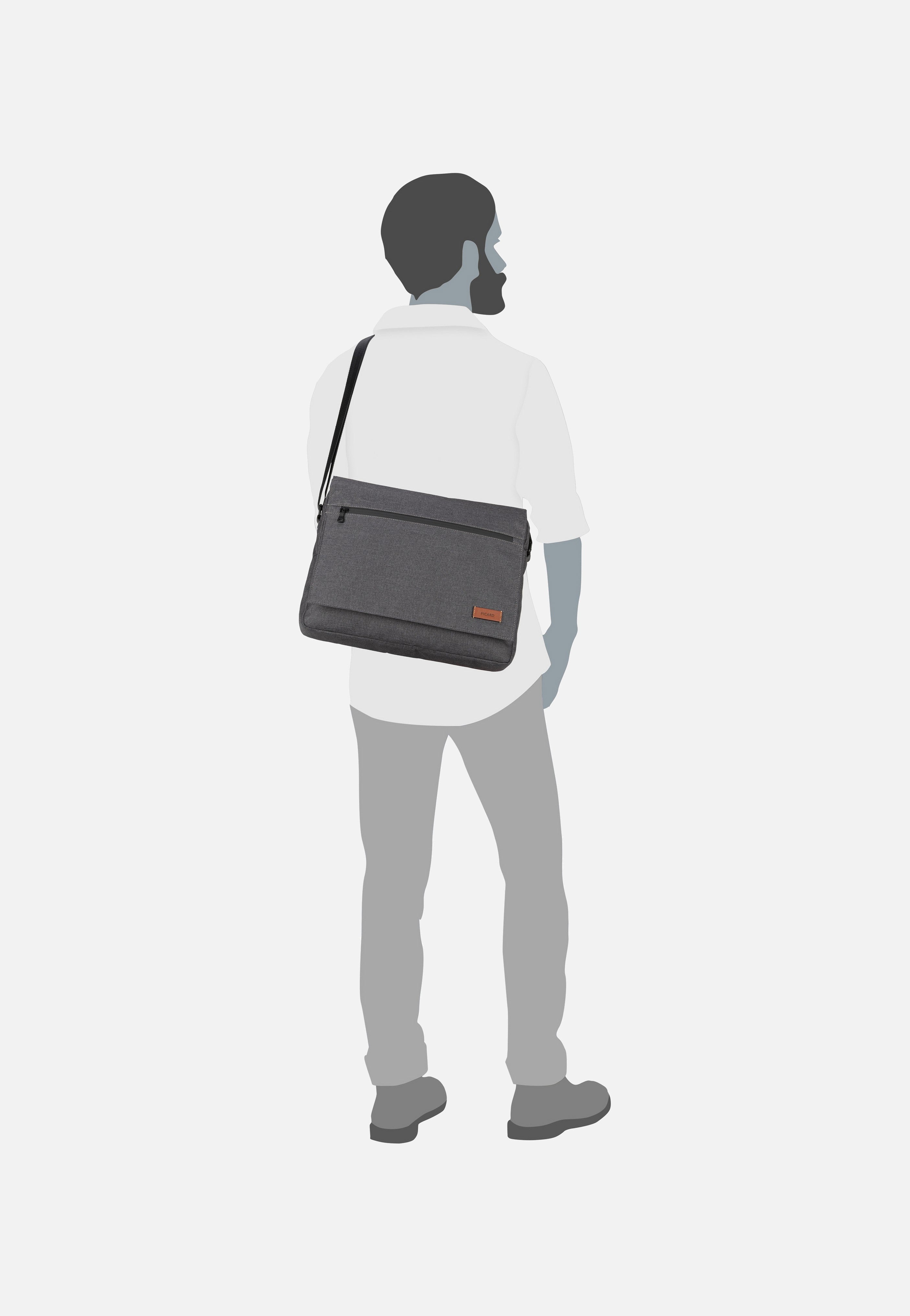 Picard - Go Eco 2971 Anthrazit - Messenger Bag | Men-Image