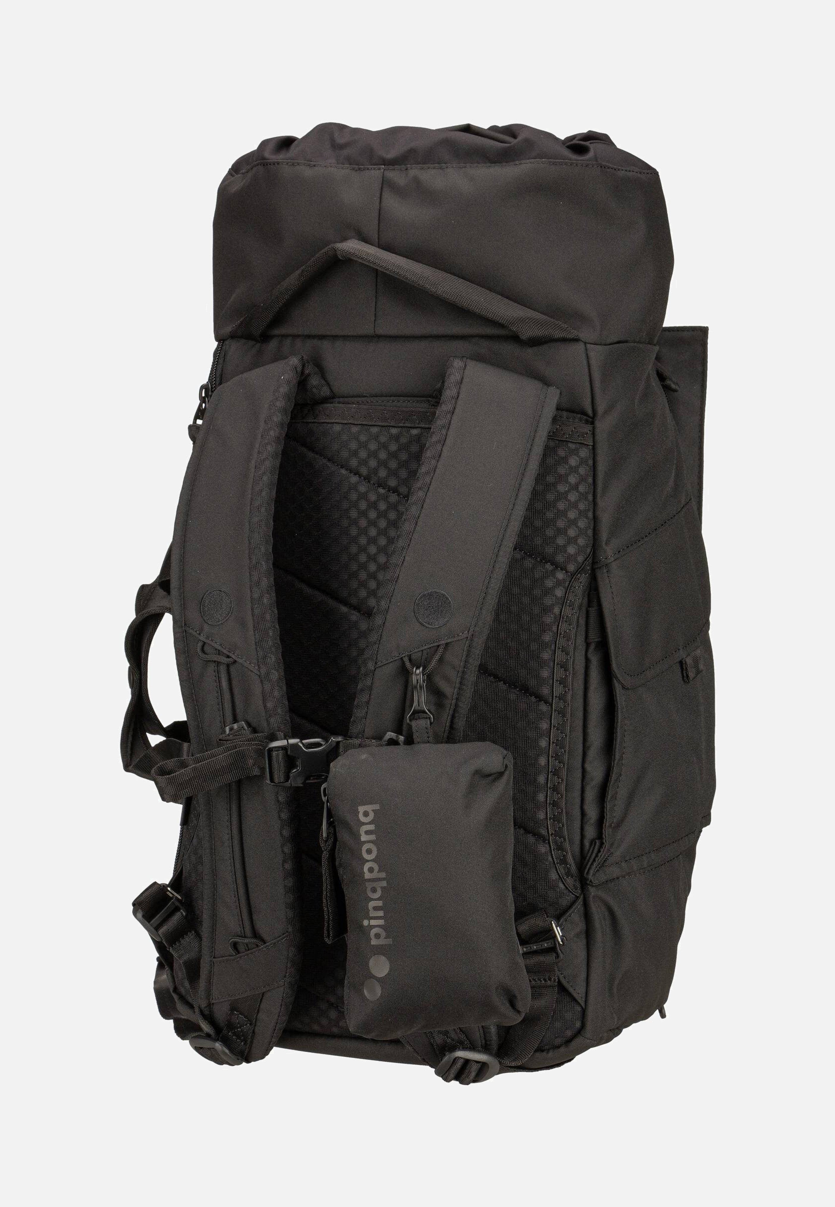 pinqponq Blok Medium Construct Black Rucksack