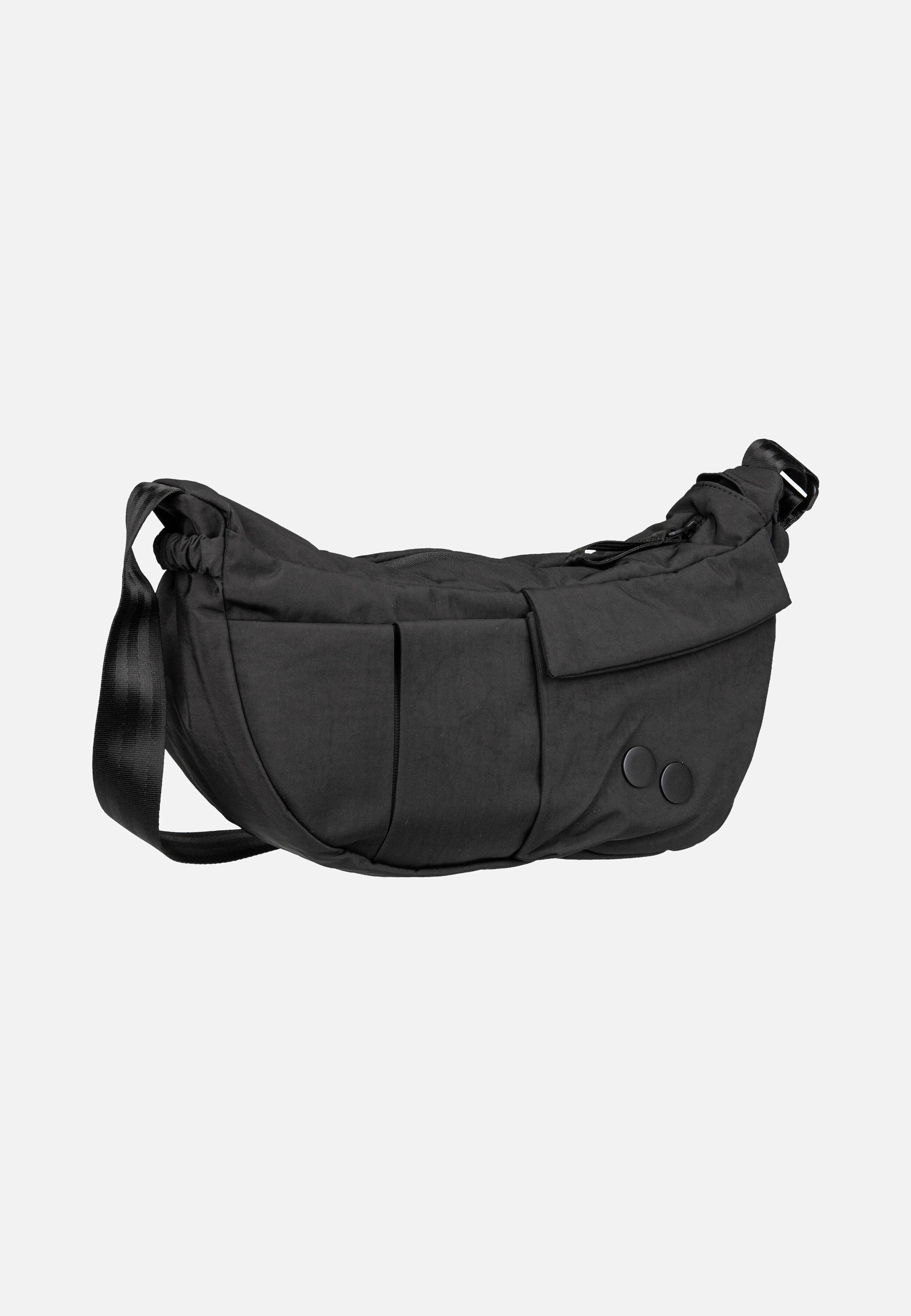 pinqponq Krumm Medium Crinkle Black Umhängetasche