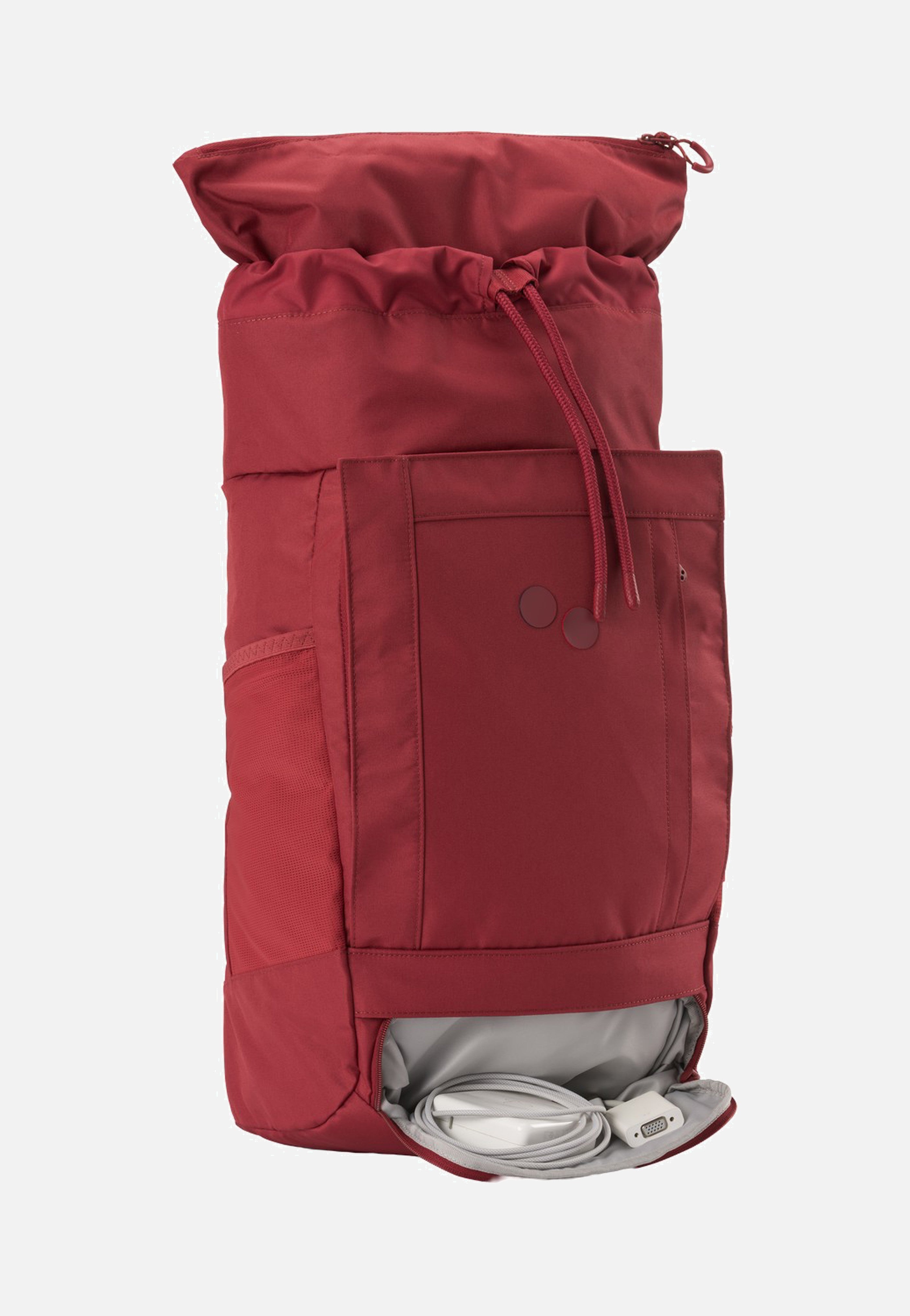 pinqponq Blok Medium Sienna Red Travel Backpack