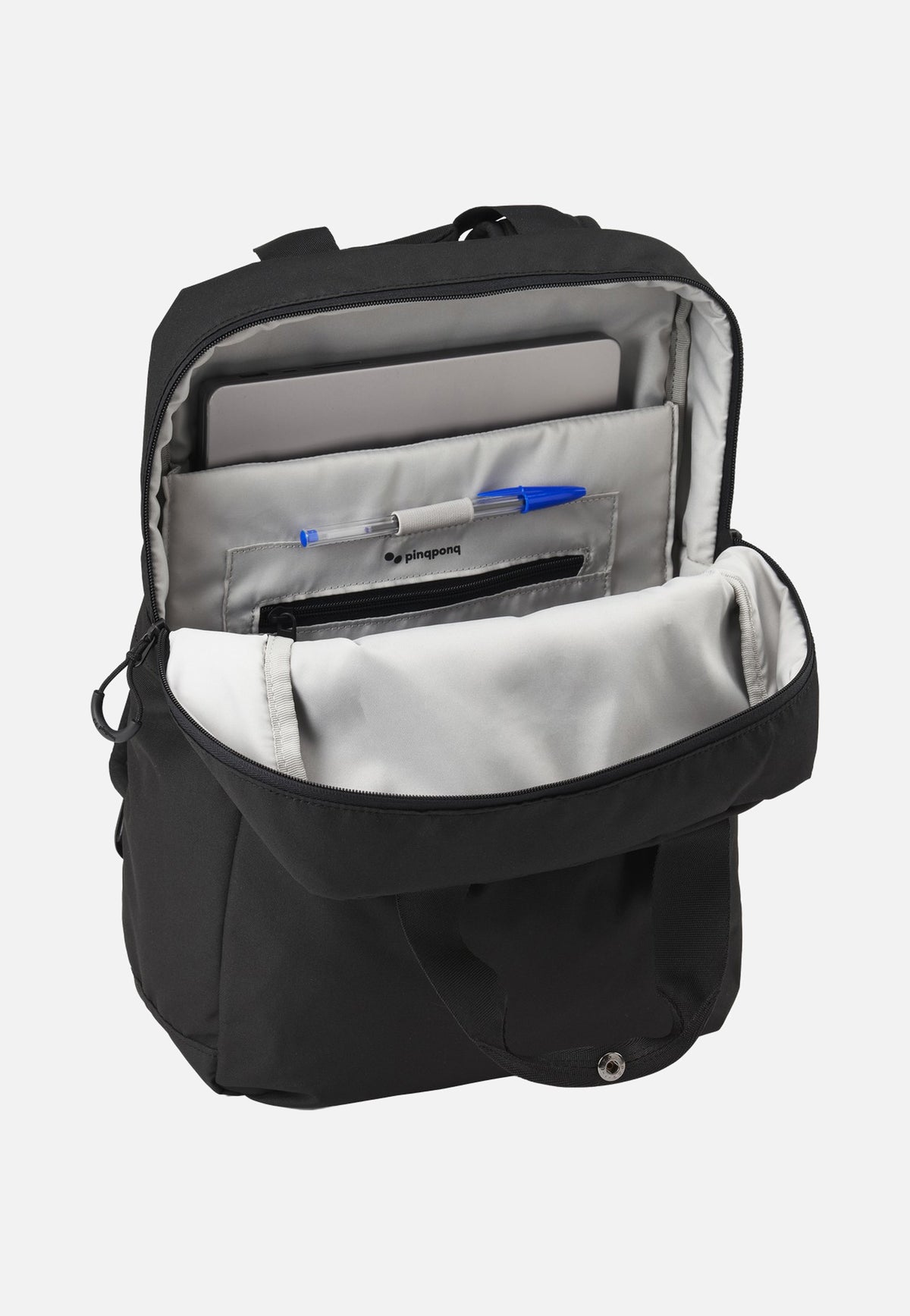 pinqponq Kute Rooted Black Rucksack