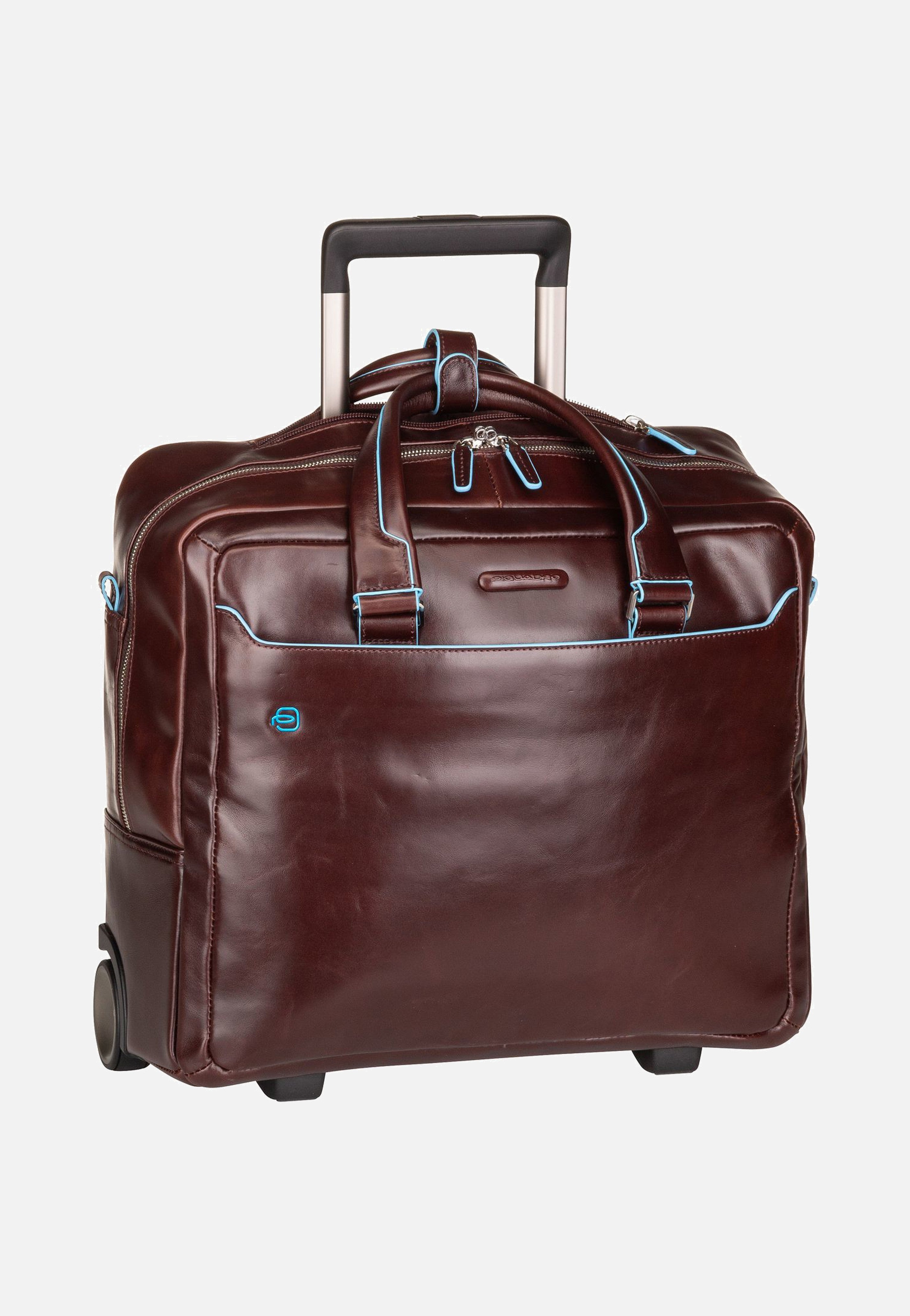 Piquadro Blue Square Wheeled 4729 Mogano Pilotenkoffer