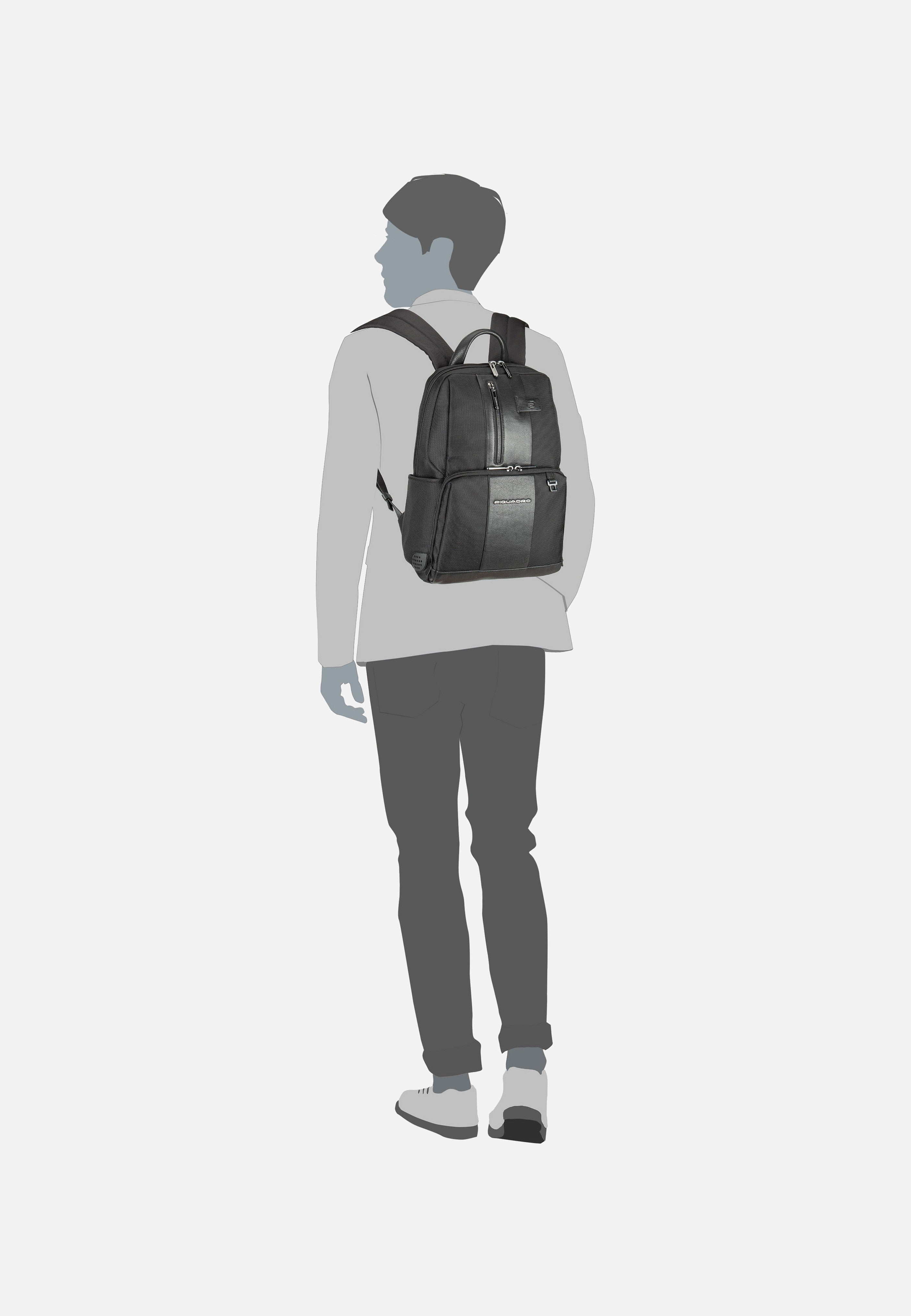 Piquadro - Brief 3214 Nero - Backpack | Men-Image