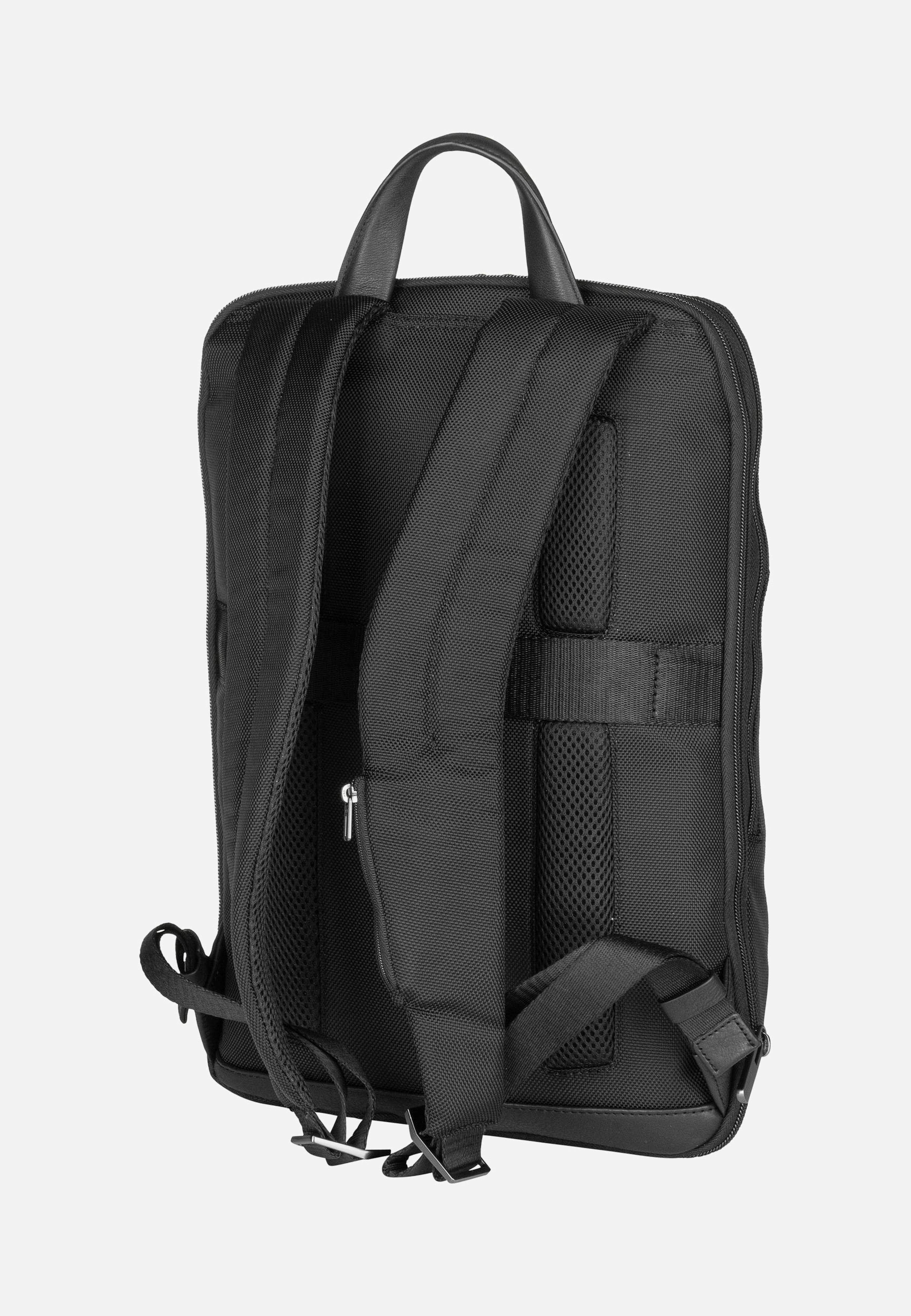 Piquadro - Brief Slim Laptop 6384 Nero - Backpack | Men-Image