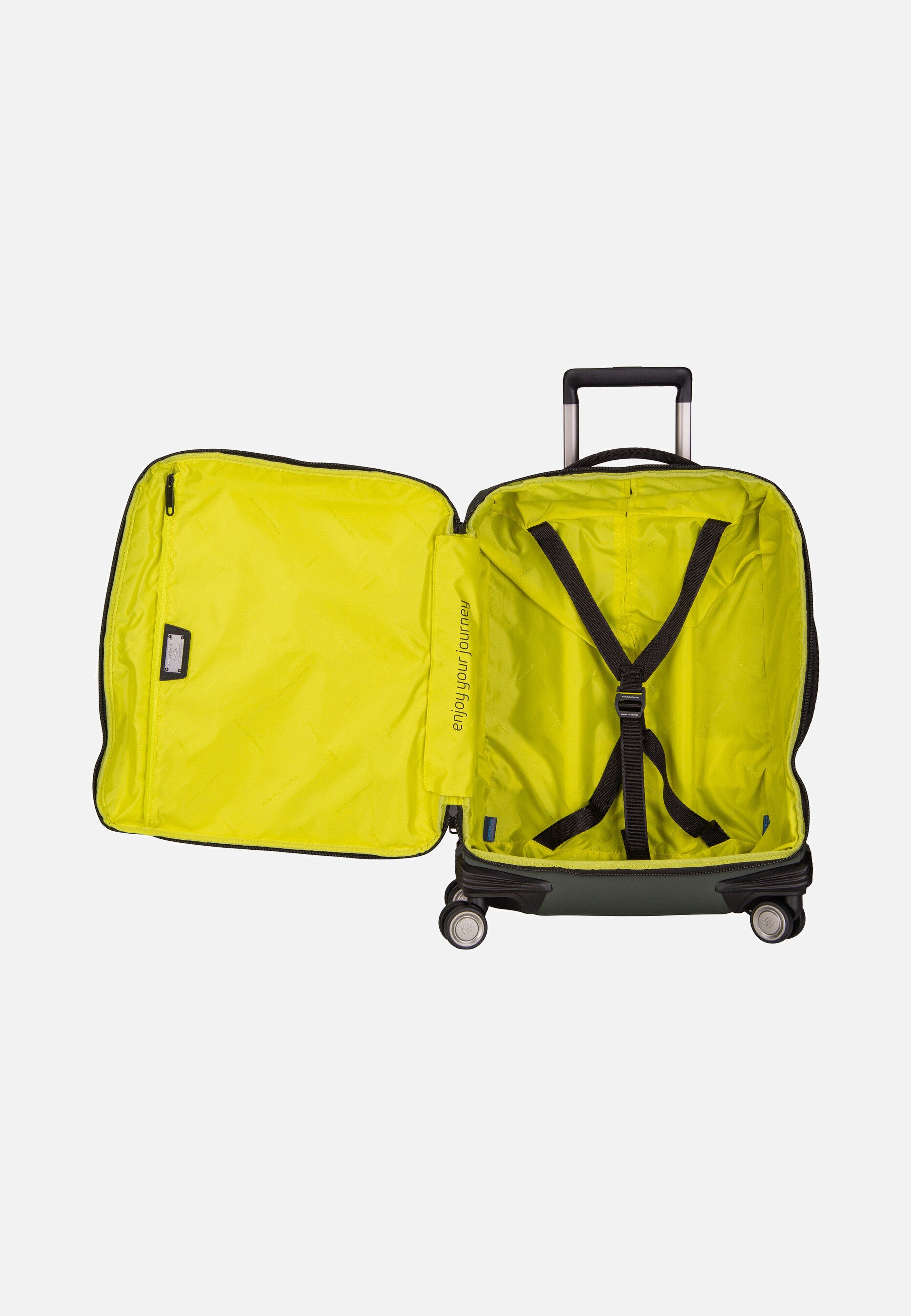 Piquadro - Corner 2.0 Slim Cabin Spinner 6377C2OW Verde - Suitcase | Neutral-Image