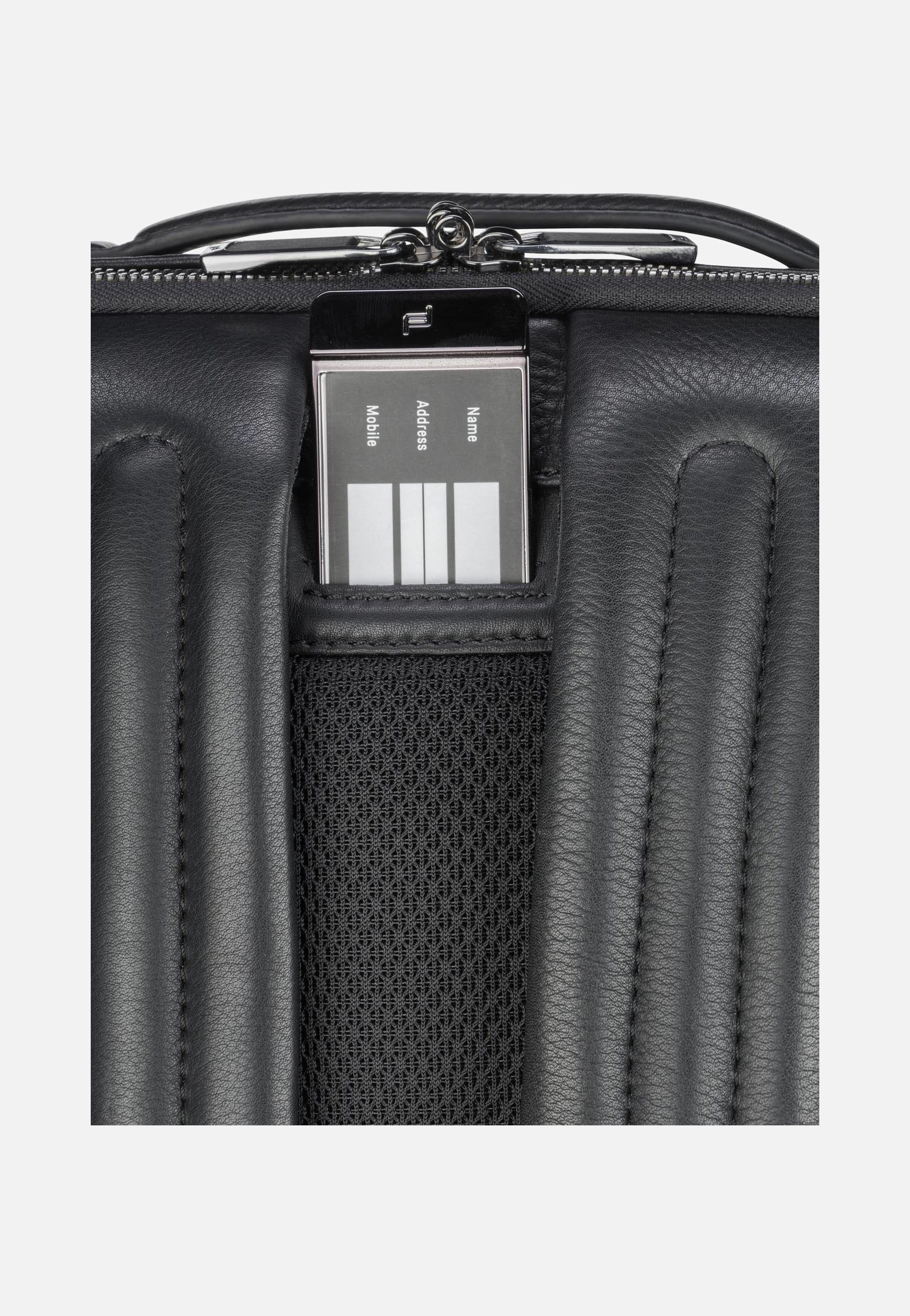 Porsche Design - Roadster Leather L 1602 Black - Backpack | Men-Image