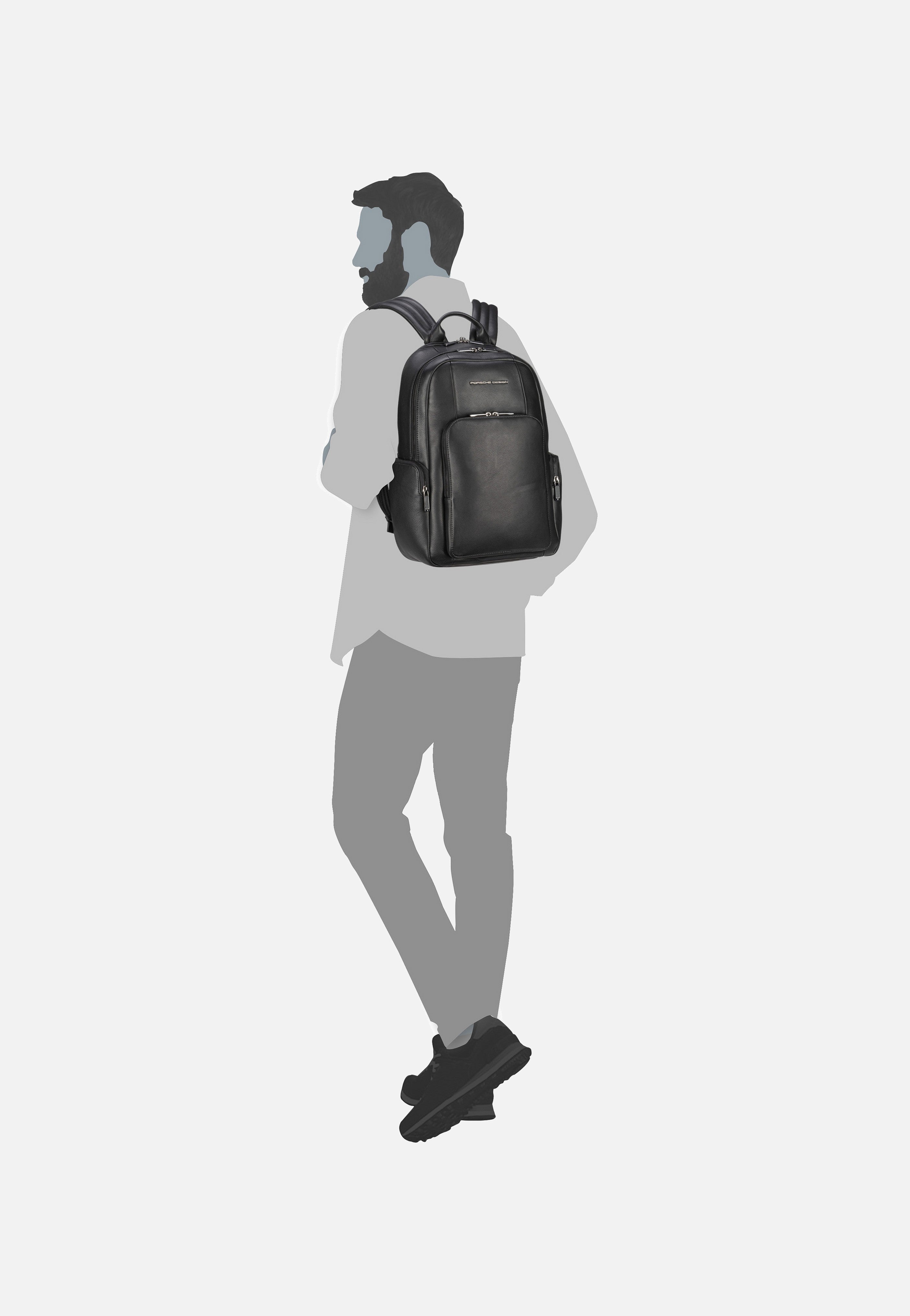 Porsche Design - Roadster Leather M1 Black - Backpack | Men-Image
