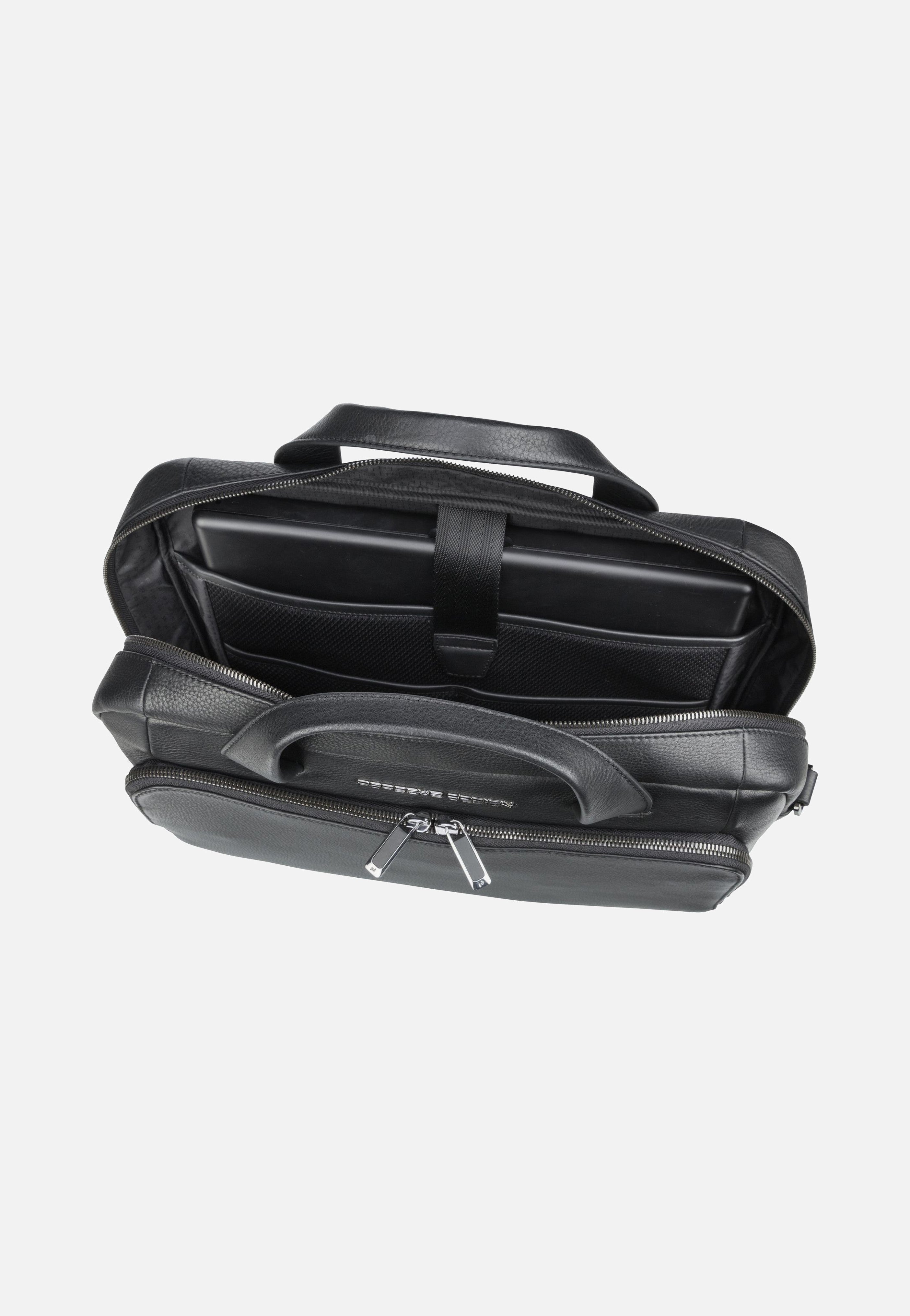 Porsche Design - Roadster Leather S 1500 Black - Briefcase | Men-Image