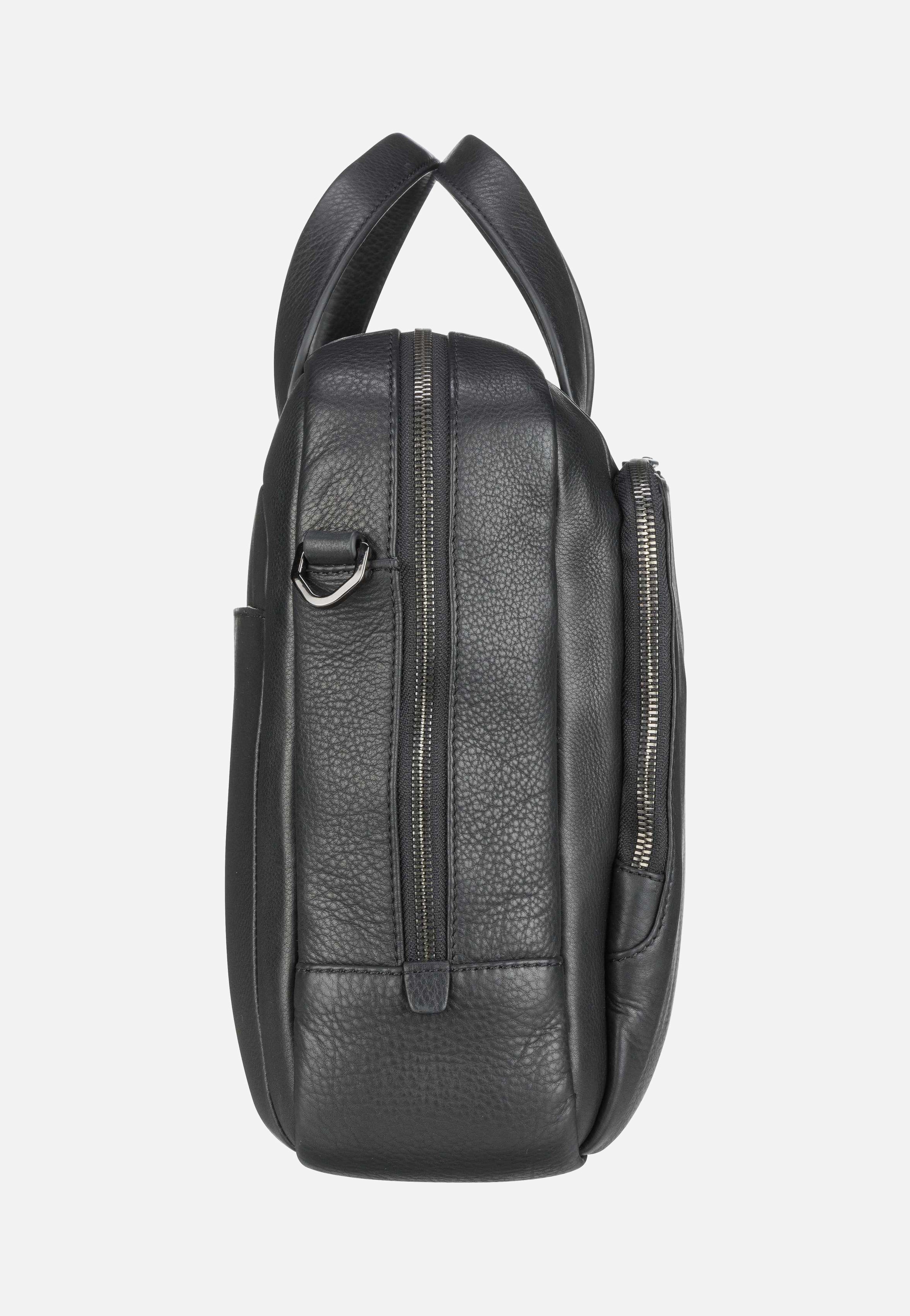 Porsche Design - Roadster Leather S 1500 Black - Briefcase | Men-Image