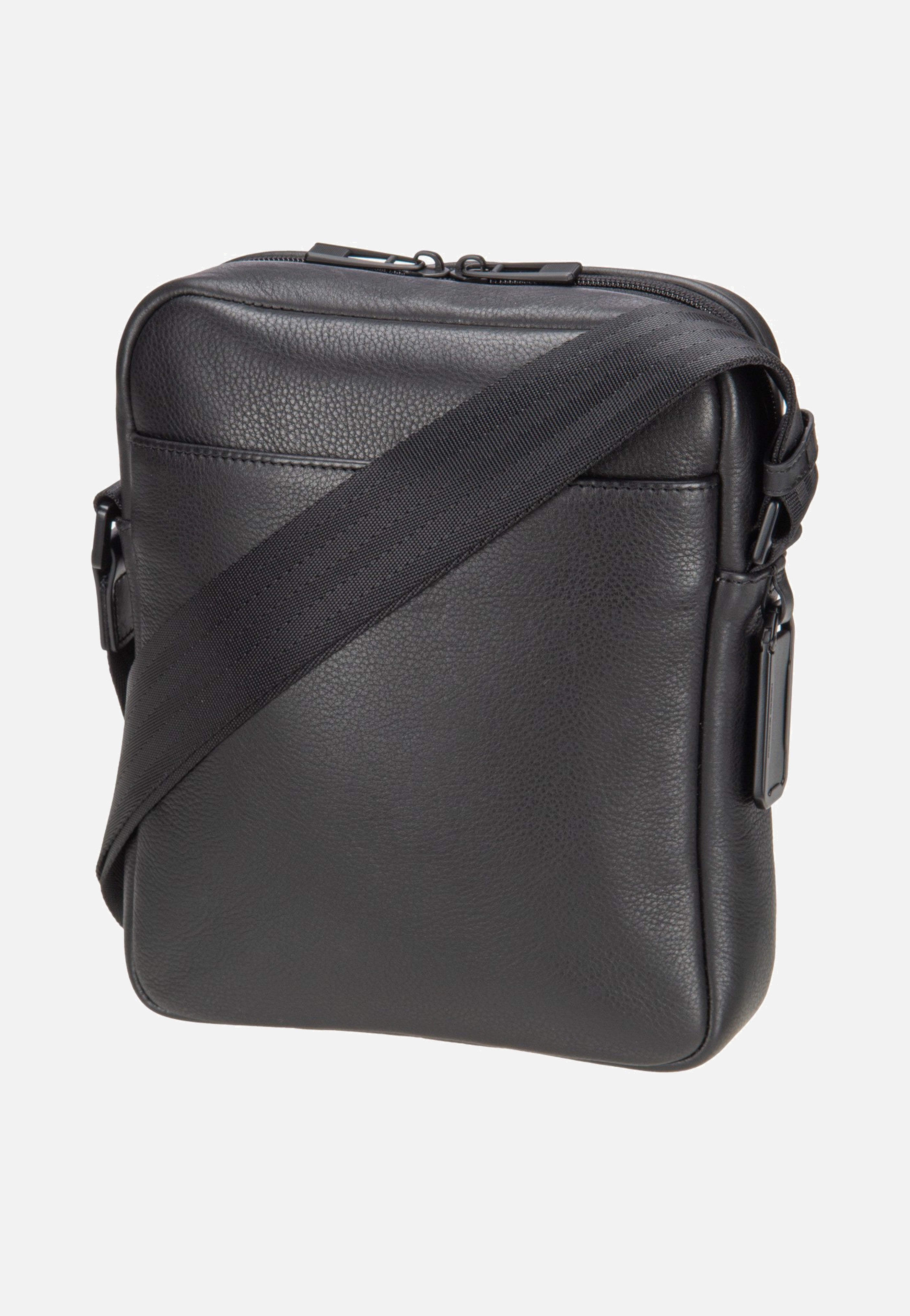 Porsche Design Roadster Leather Evo Shoulder Black Umhängetasche