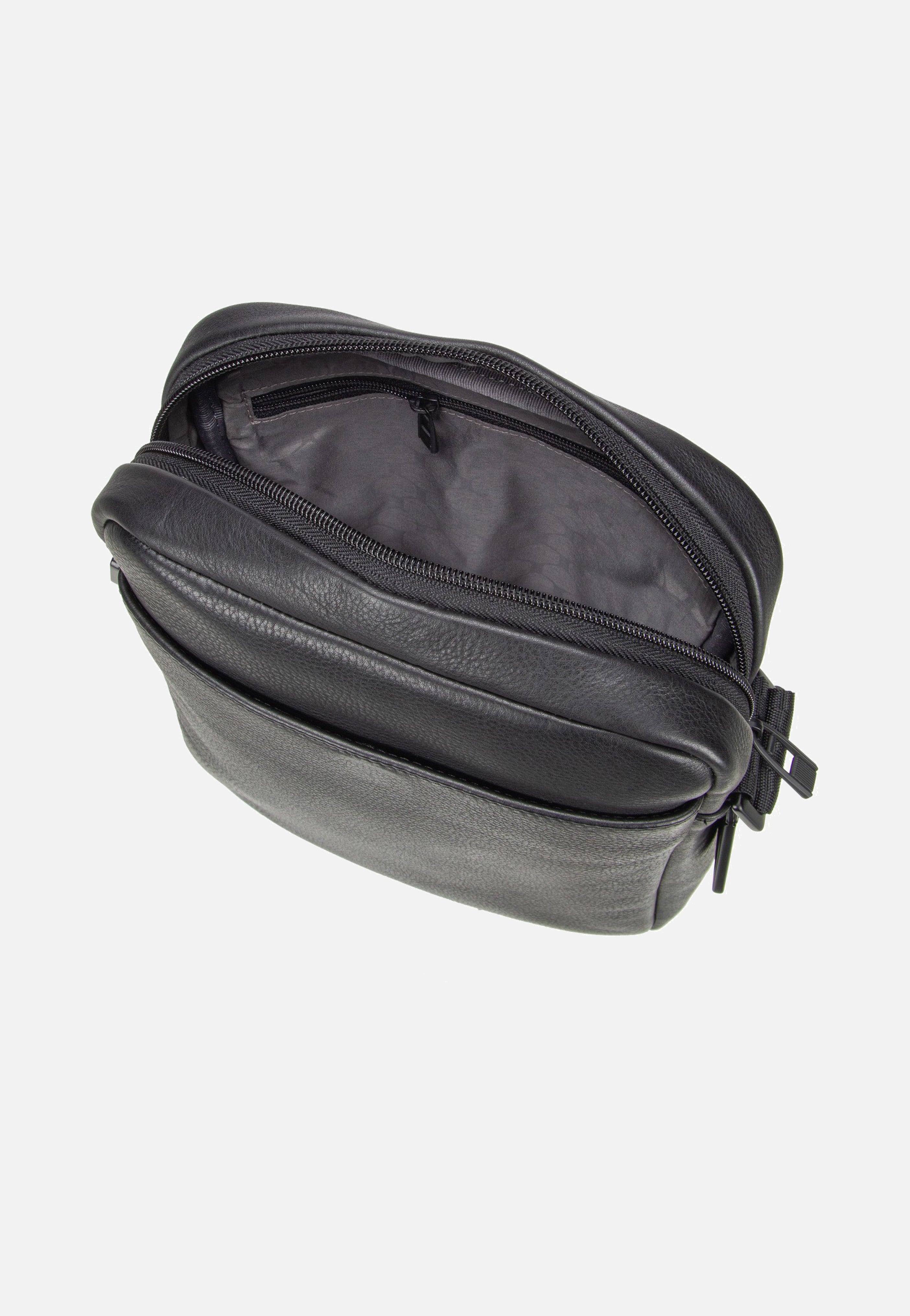 Porsche Design Roadster Leather Evo Shoulder Black Umhängetasche