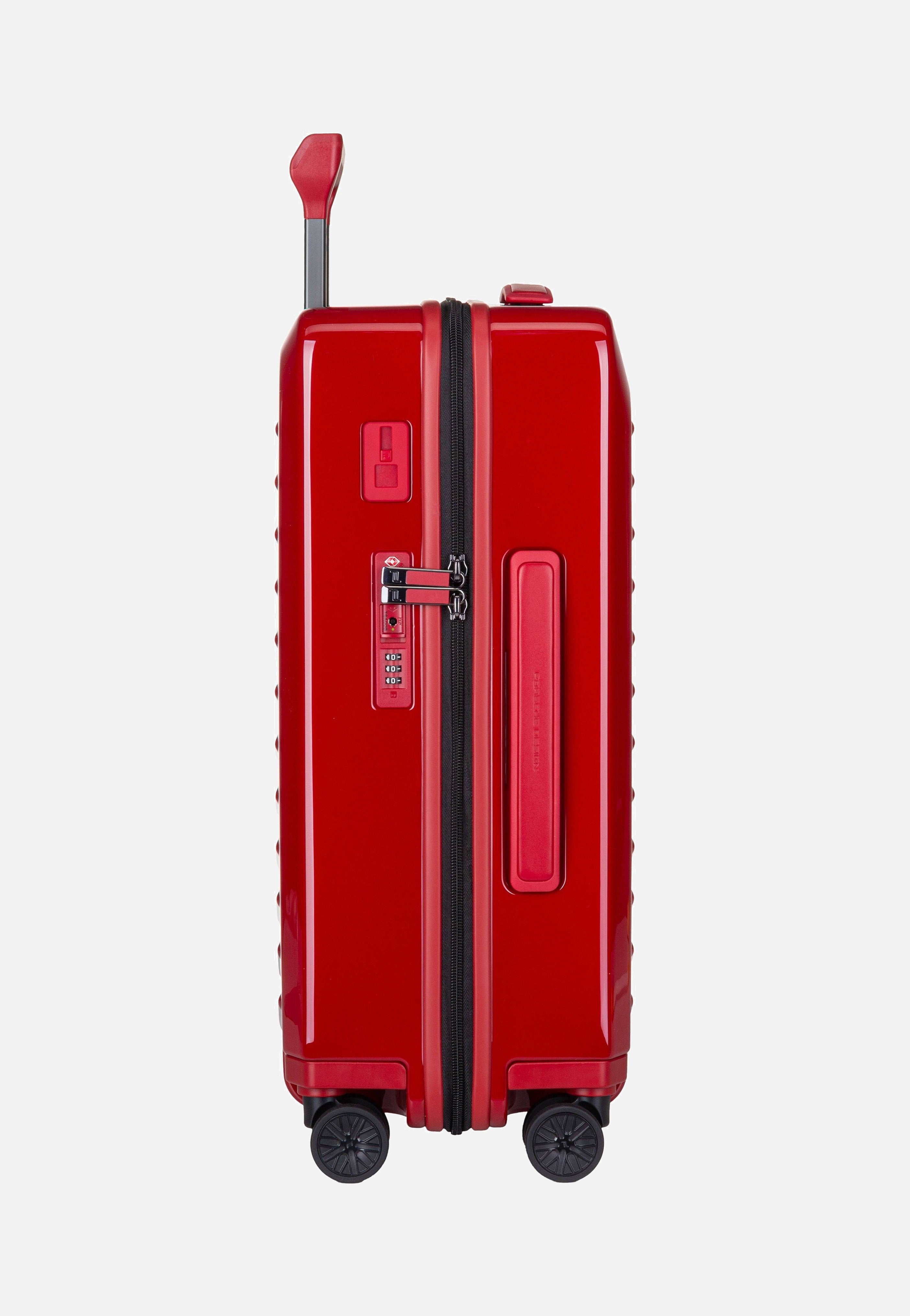Porsche Design Roadster 4W Trolley S Carmine Red Koffer