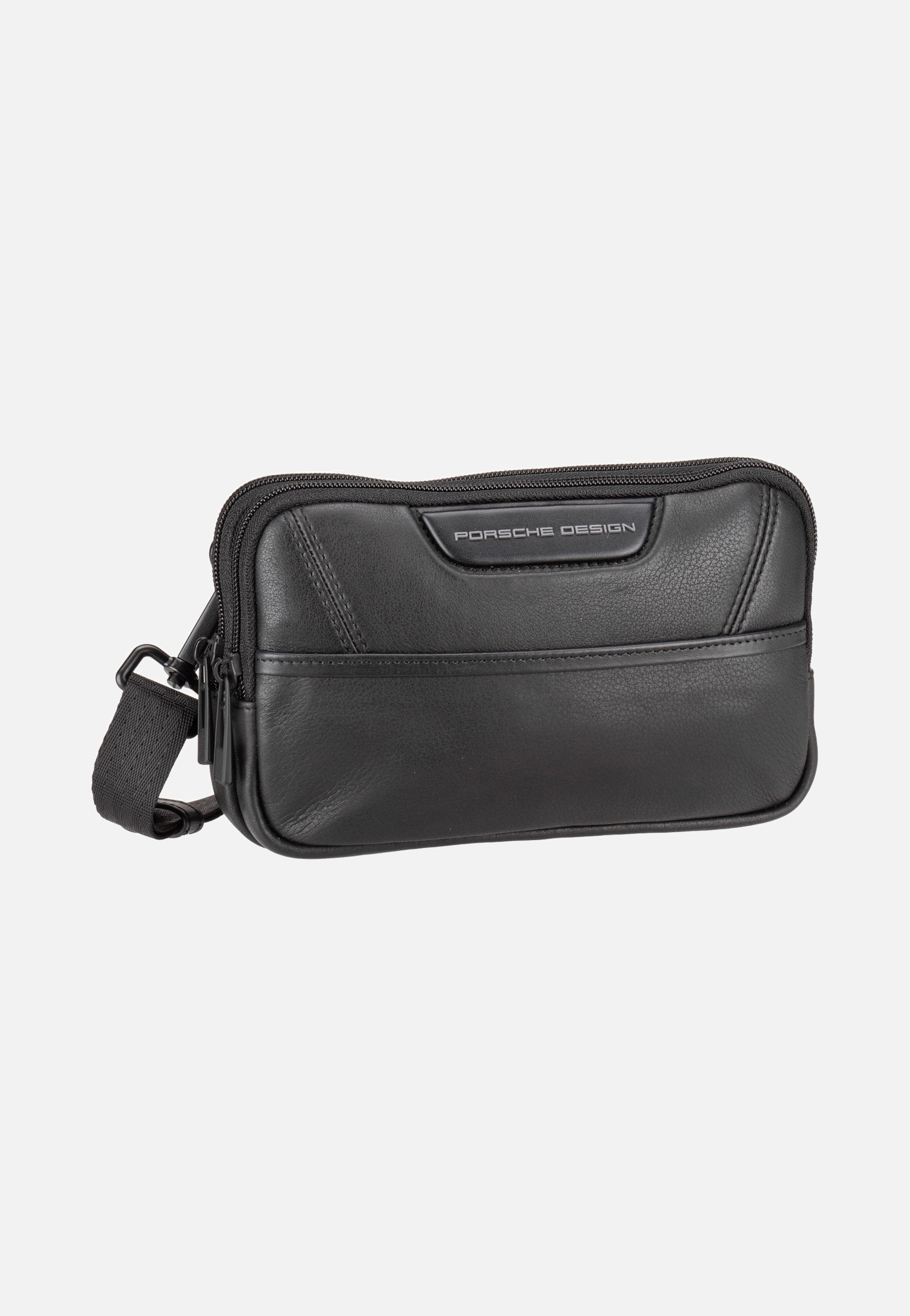 Porsche Design Roadster Leather Evo Travel Po Black Umhängetasche