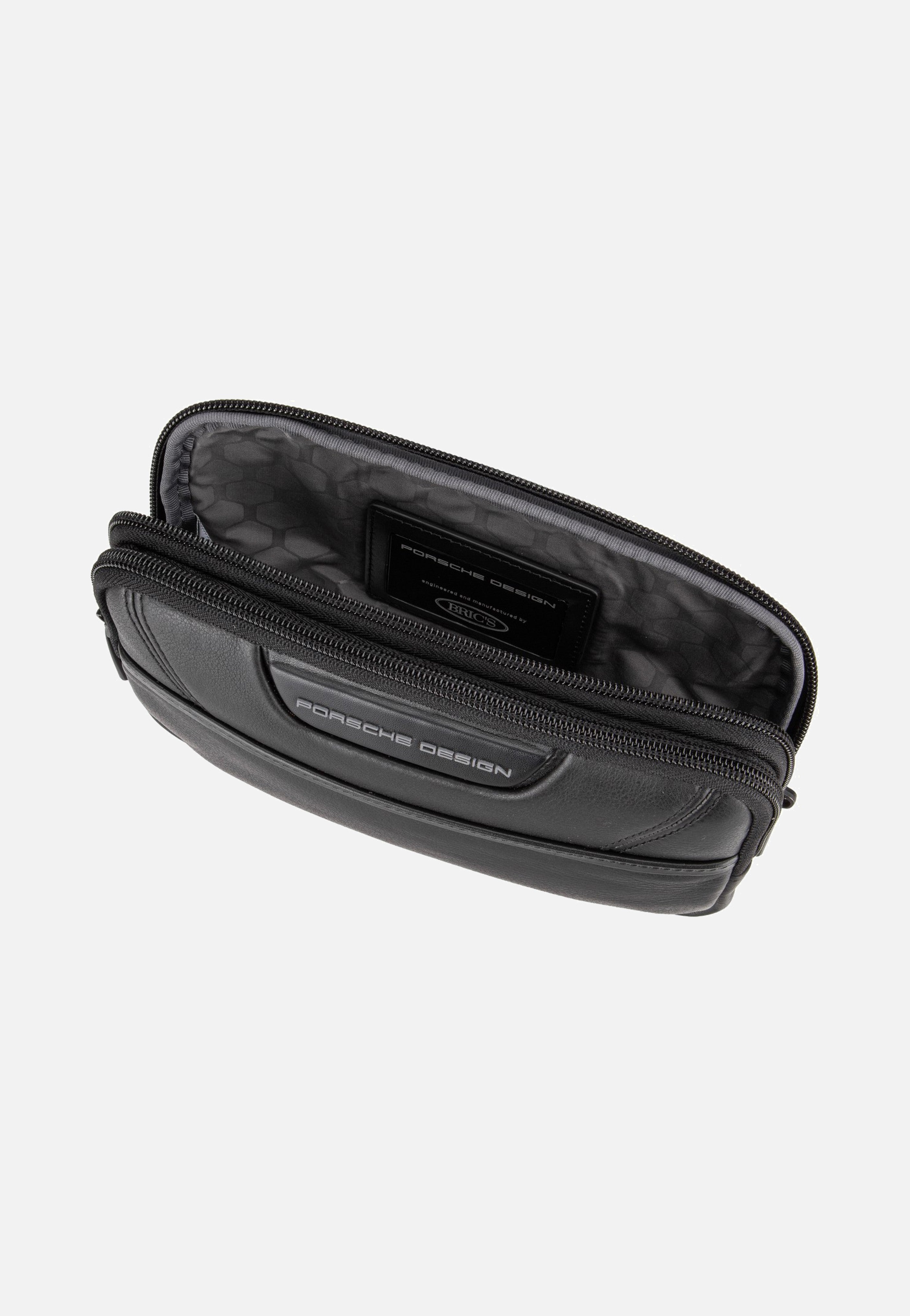 Porsche Design Roadster Leather Evo Travel Po Black Umhängetasche