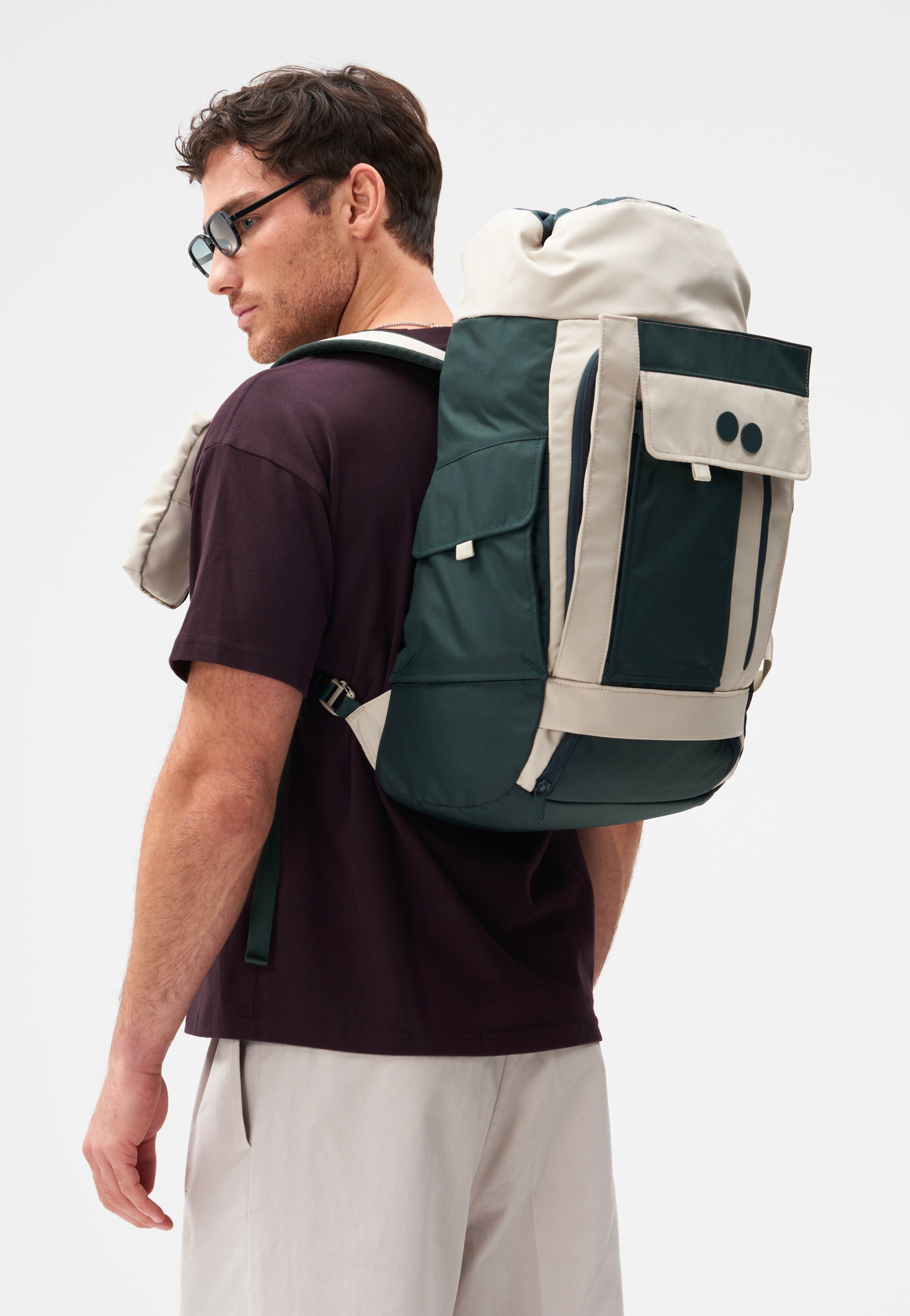 pinqponq Blok Medium Construct Parasol Travel Backpack