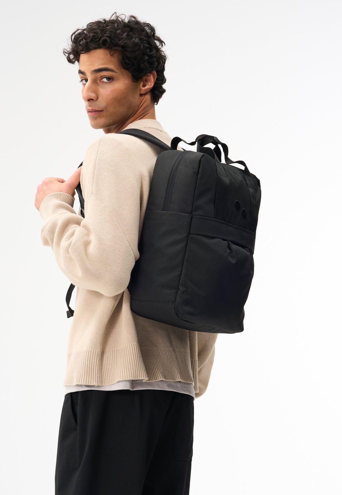 pinqponq Kute Rooted Black Rucksack