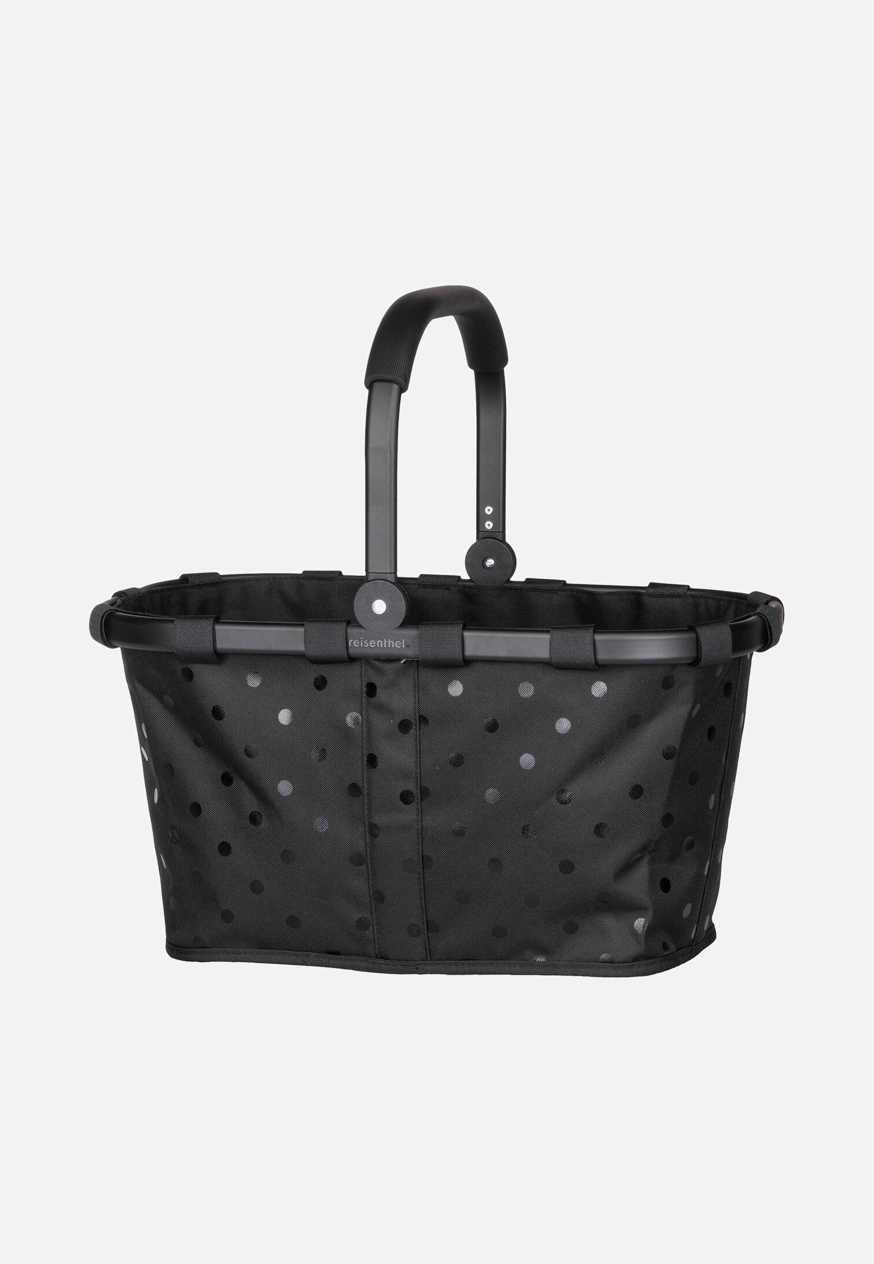 reisenthel - carrybag frame Glossy Dots Black - Shopping Basket | Neutral-Image