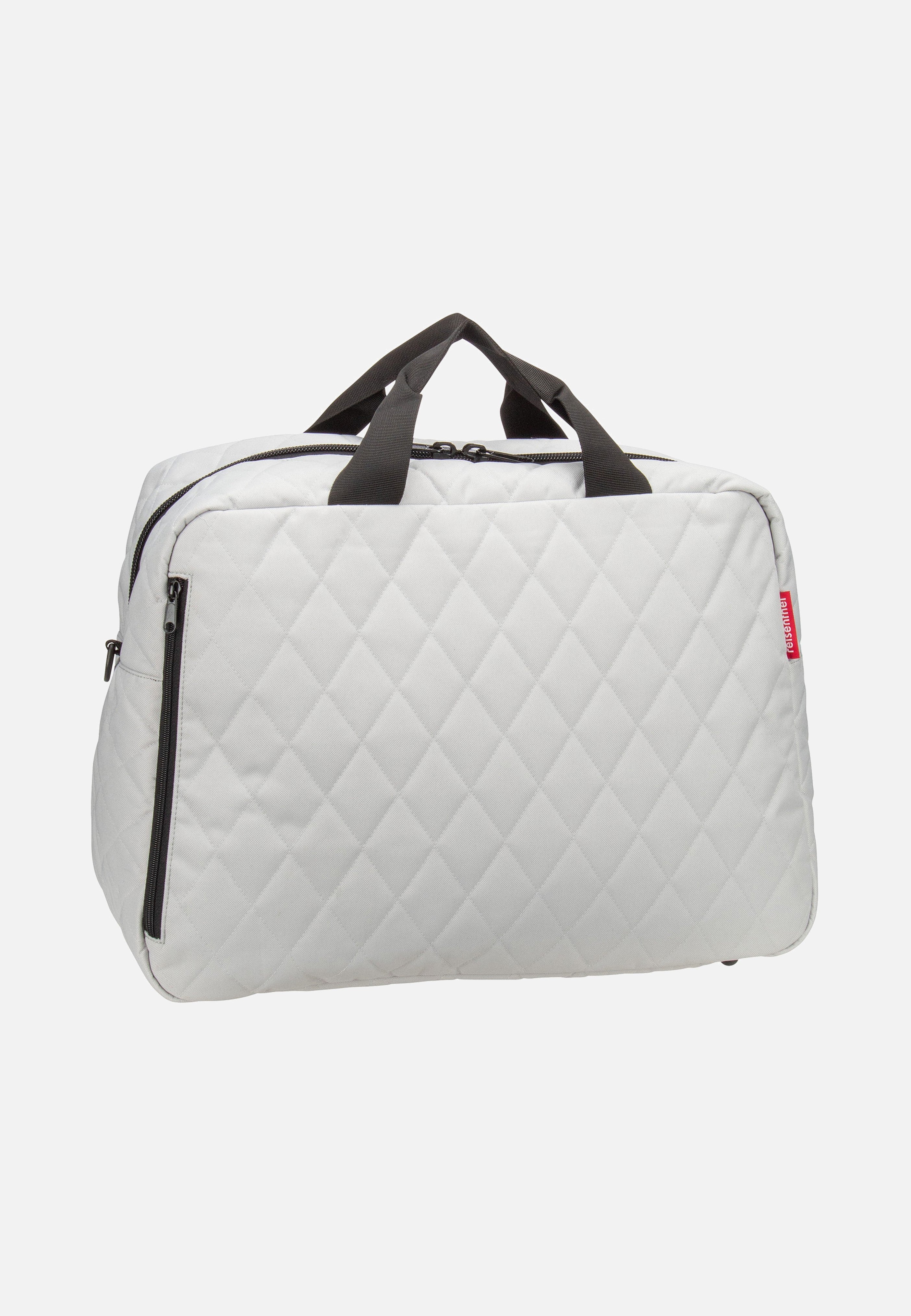 reisenthel - duffelbag M Rhombus Light Grey - Weekender | Neutral-Image