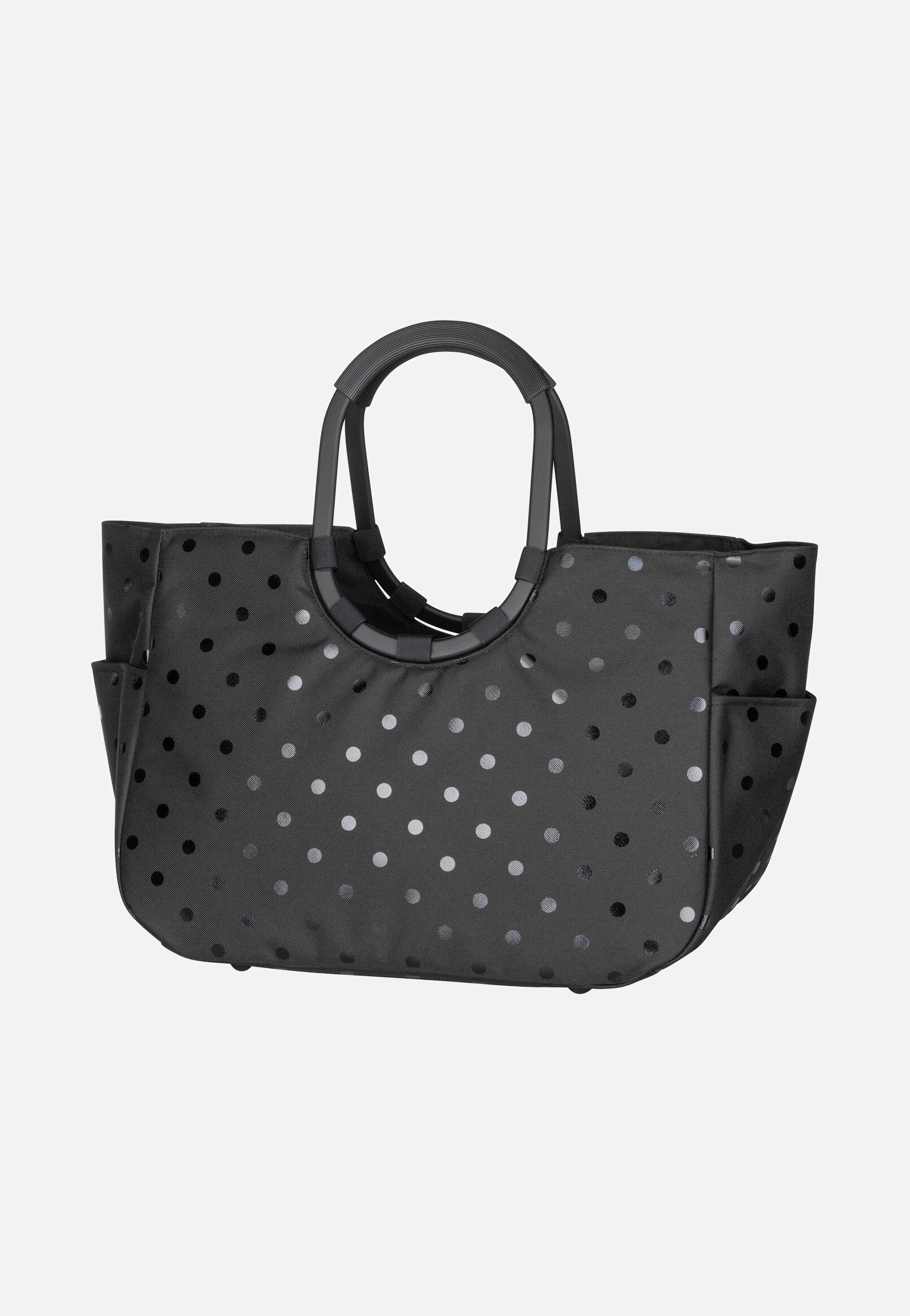reisenthel - loopshopper L Glossy Dots Black - Shopping Basket | Women-Image