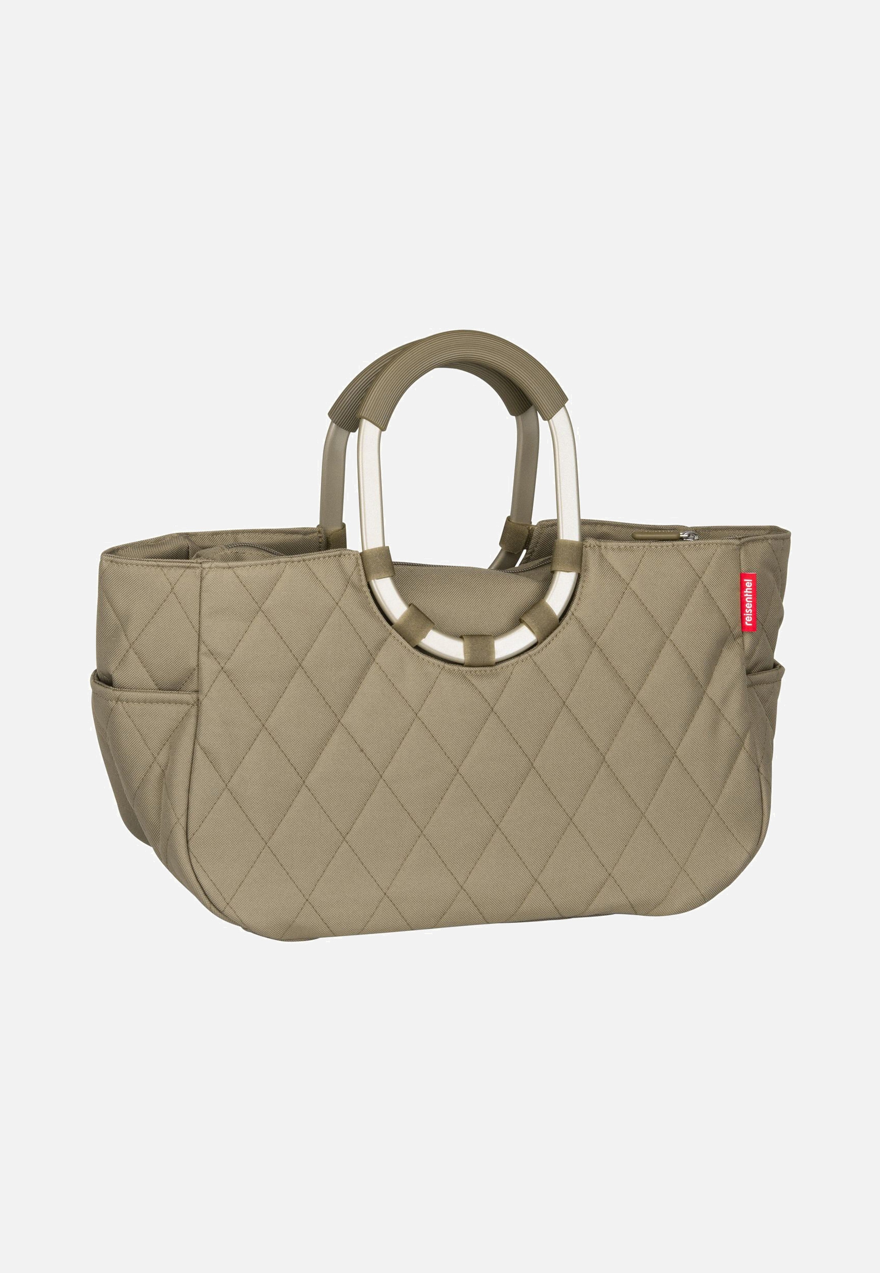 reisenthel loopshopper M frame Frame Rhombus Olive Einkaufskorb