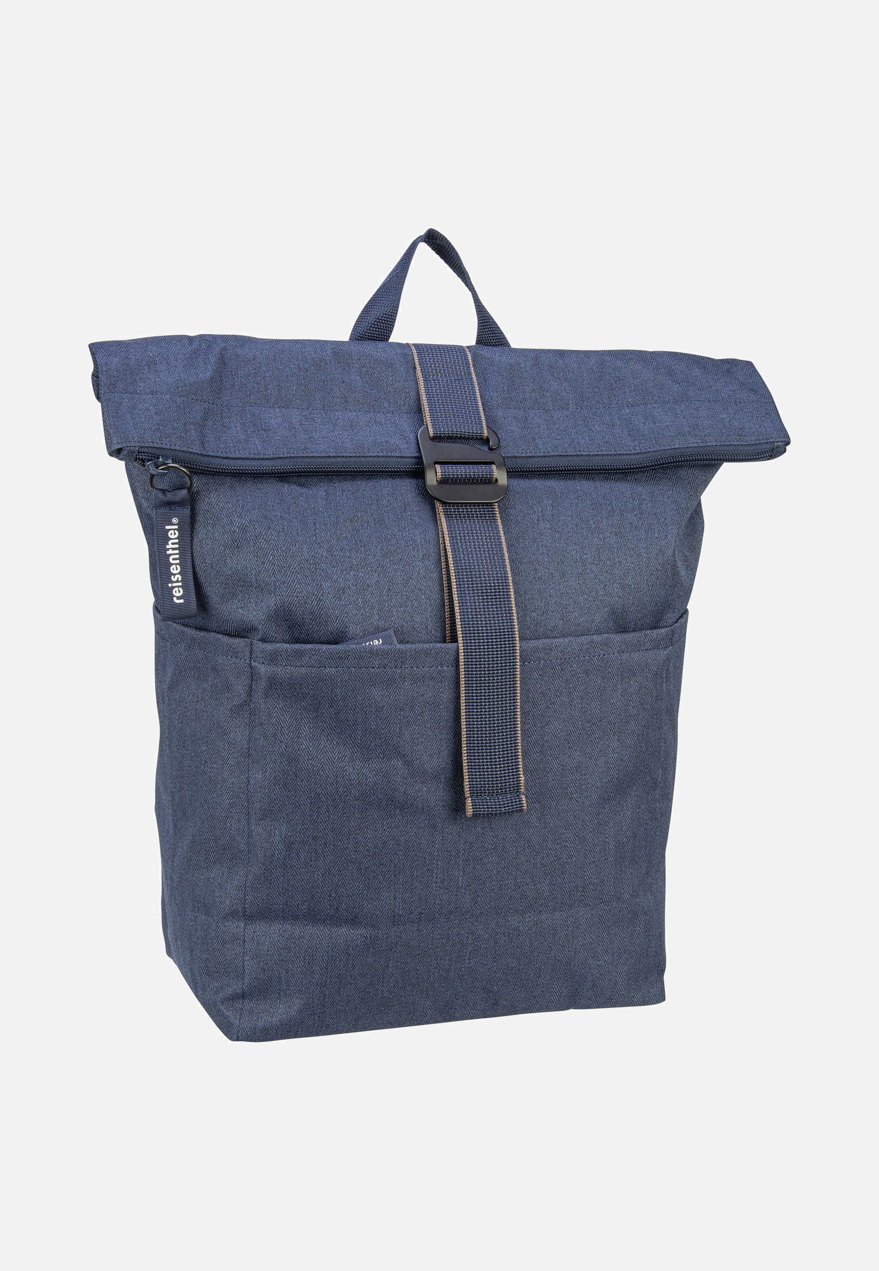 reisenthel rolltop Herringbone Dark Blue Rolltop Rucksack