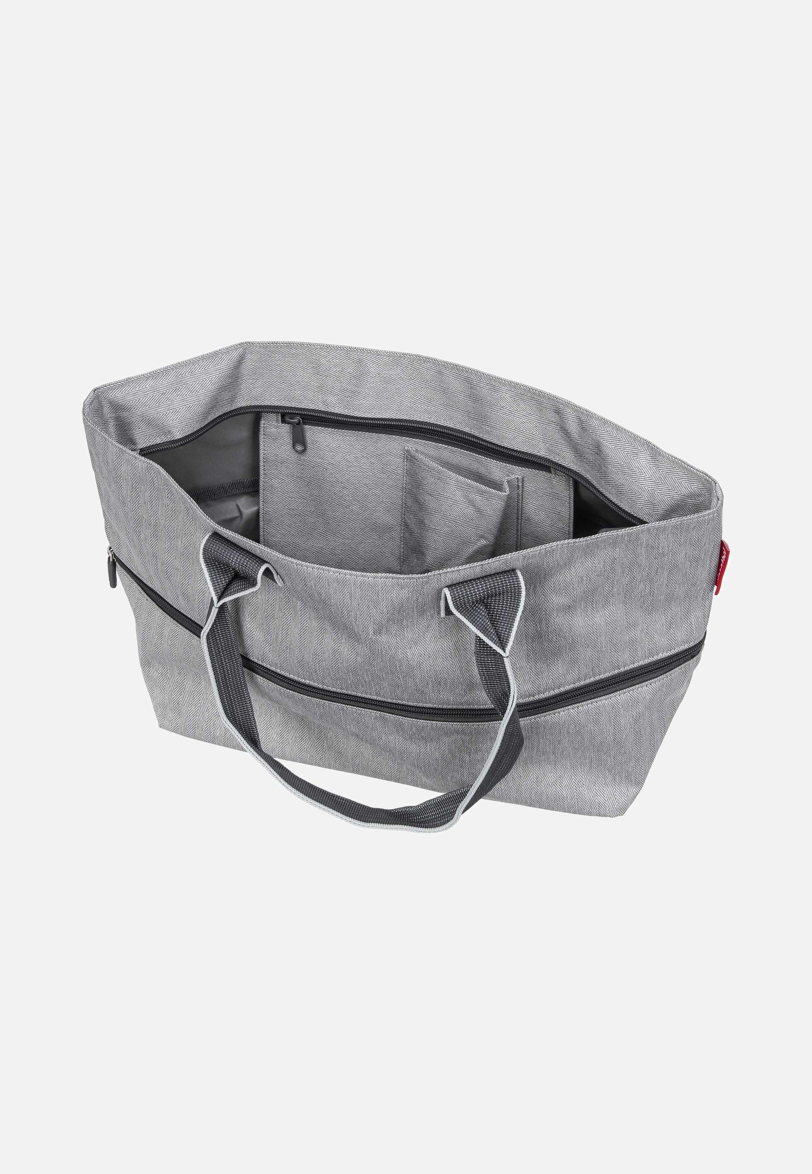 reisenthel shopper e1 Herringbone Grey Shopping Bag