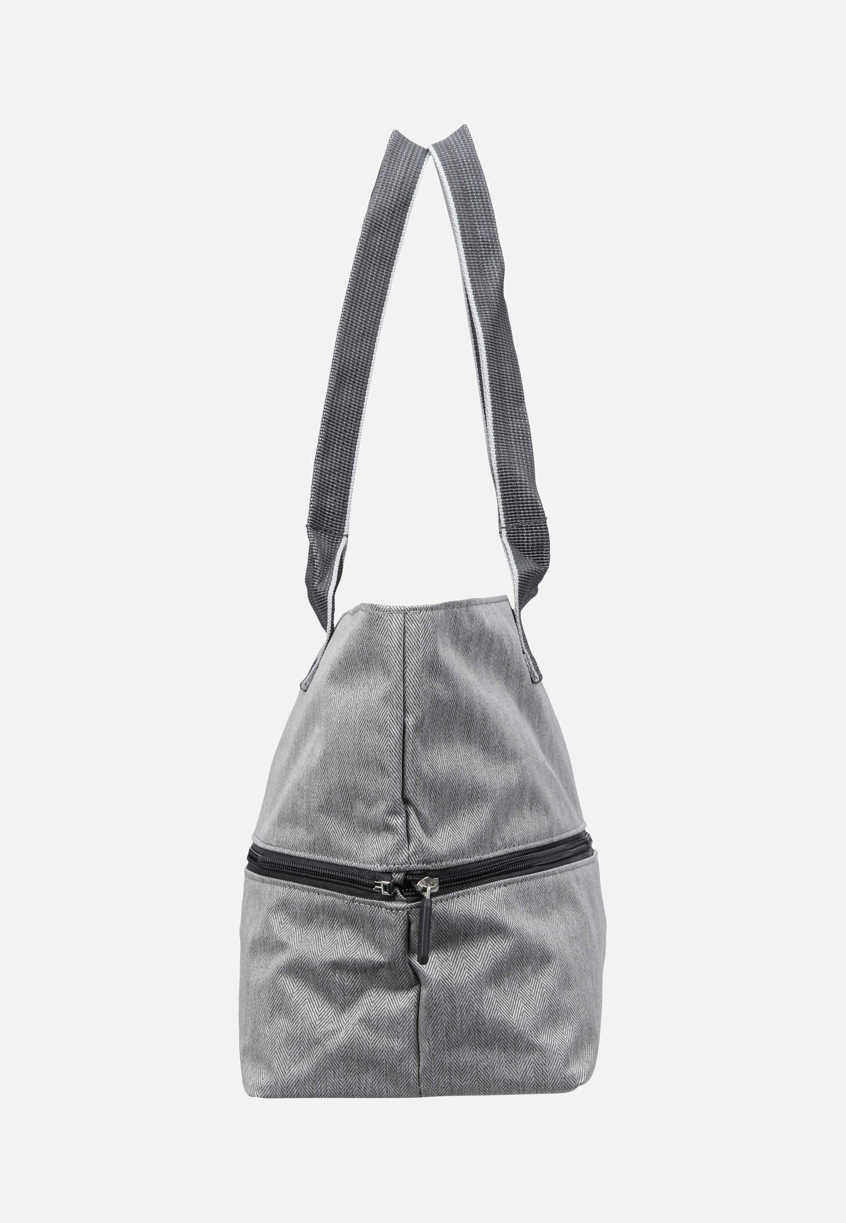 reisenthel shopper e1 Herringbone Grey Shopping Bag