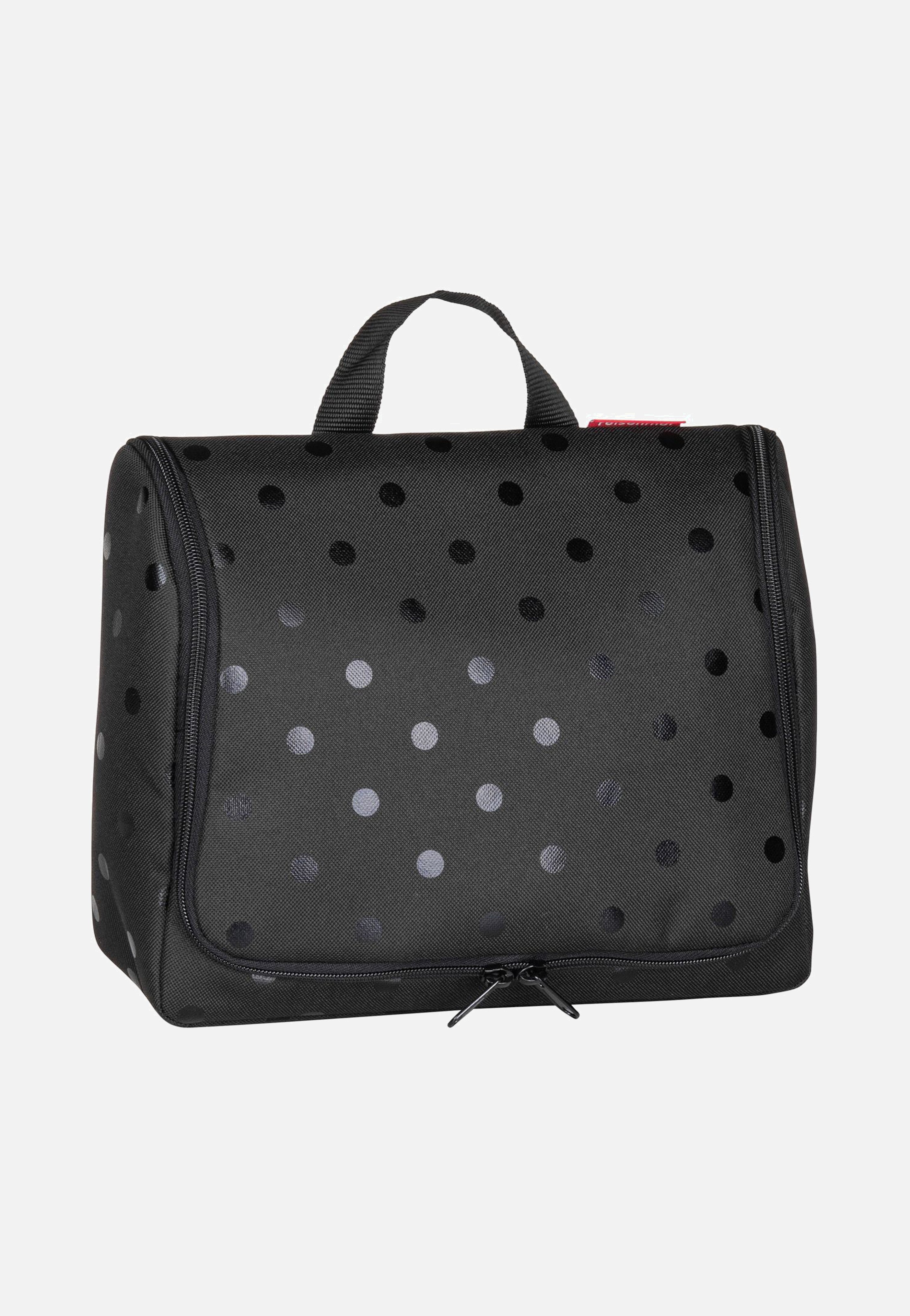 reisenthel toiletbag XL Glossy Dots Black Kulturbeutel