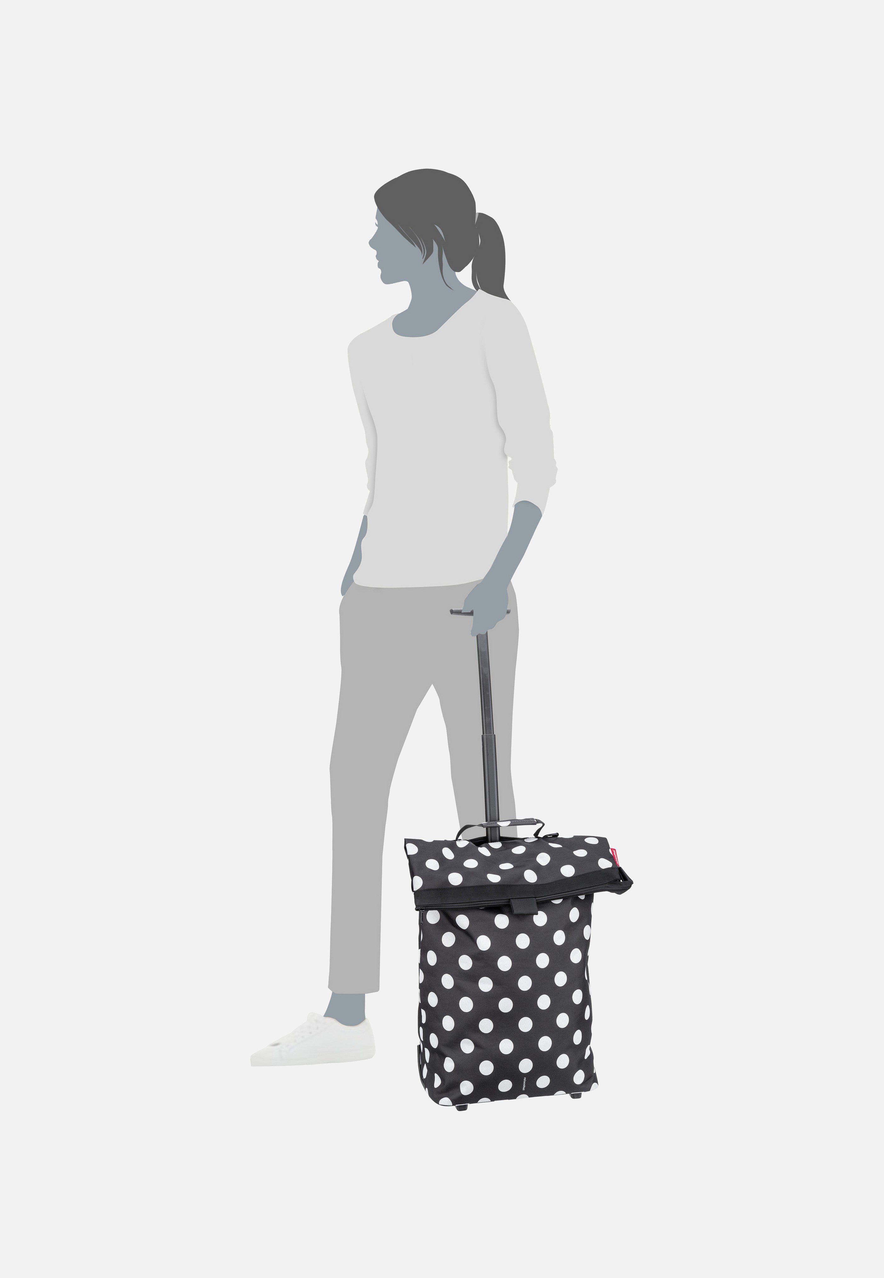 reisenthel - trolley M Dots White - Shopping Trolley | Women-Image
