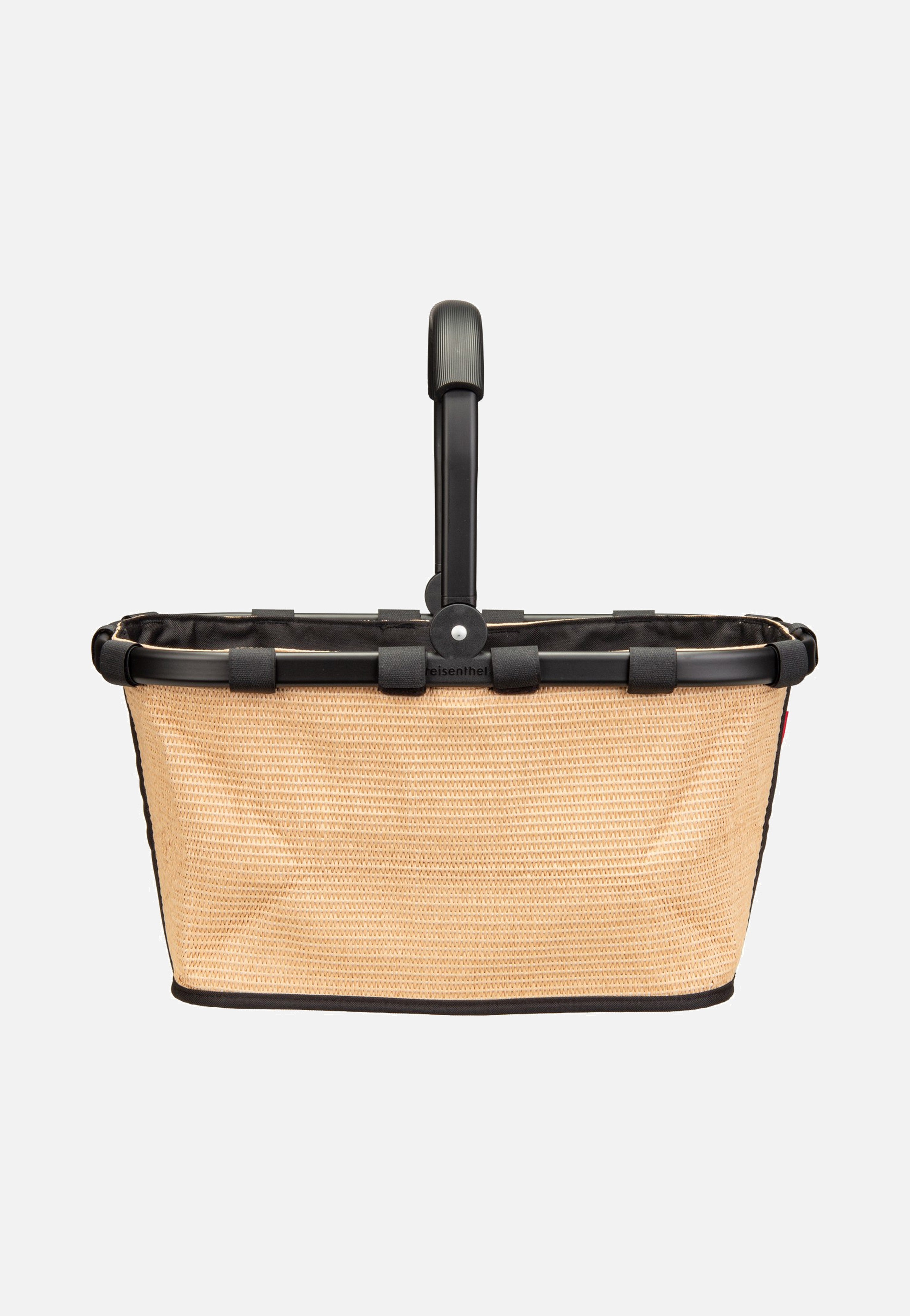 reisenthel - carrybag frame Raffia Black - Shopping Basket | Neutral-Image