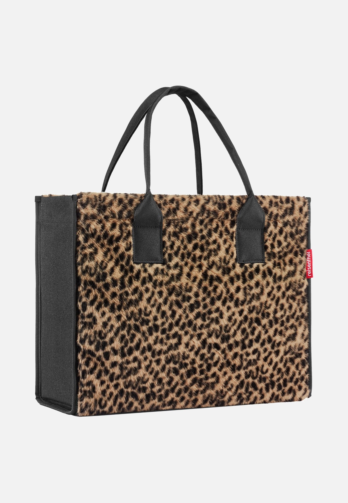 reisenthel Daily Shopper Leo Fake Fur Tote Bag