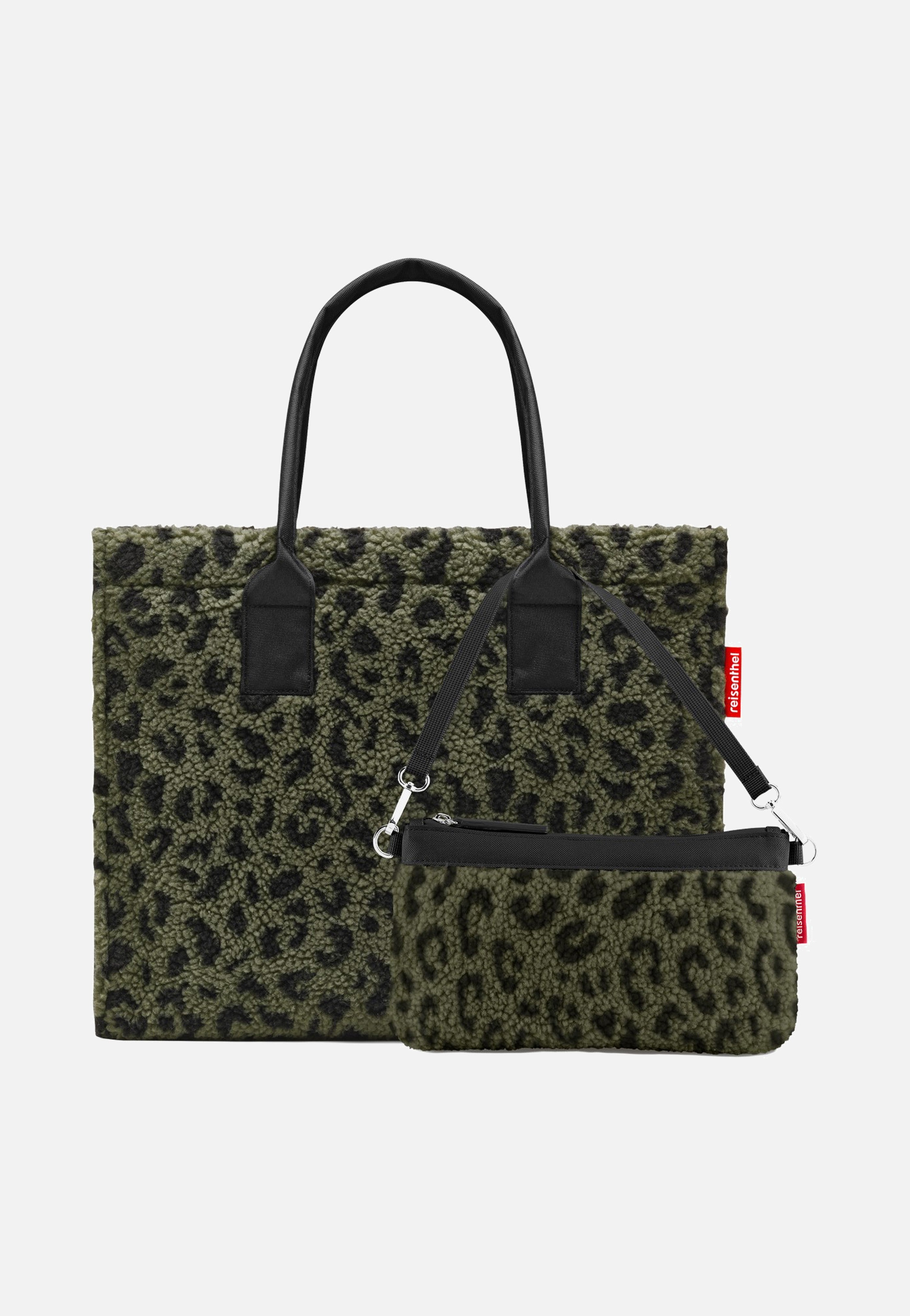 reisenthel Daily Shopper Teddy Leo Olive Tote Bag