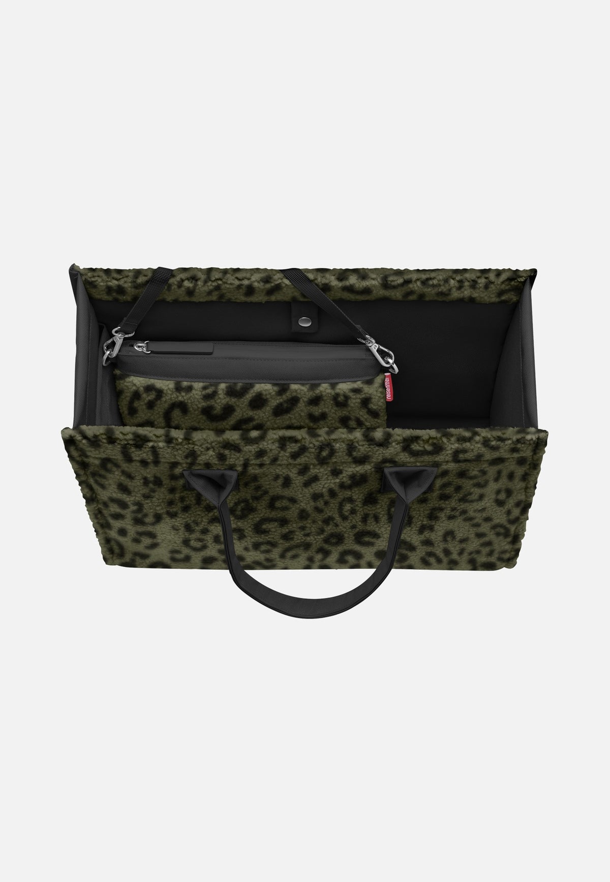 reisenthel Daily Shopper Teddy Leo Olive Tote Bag
