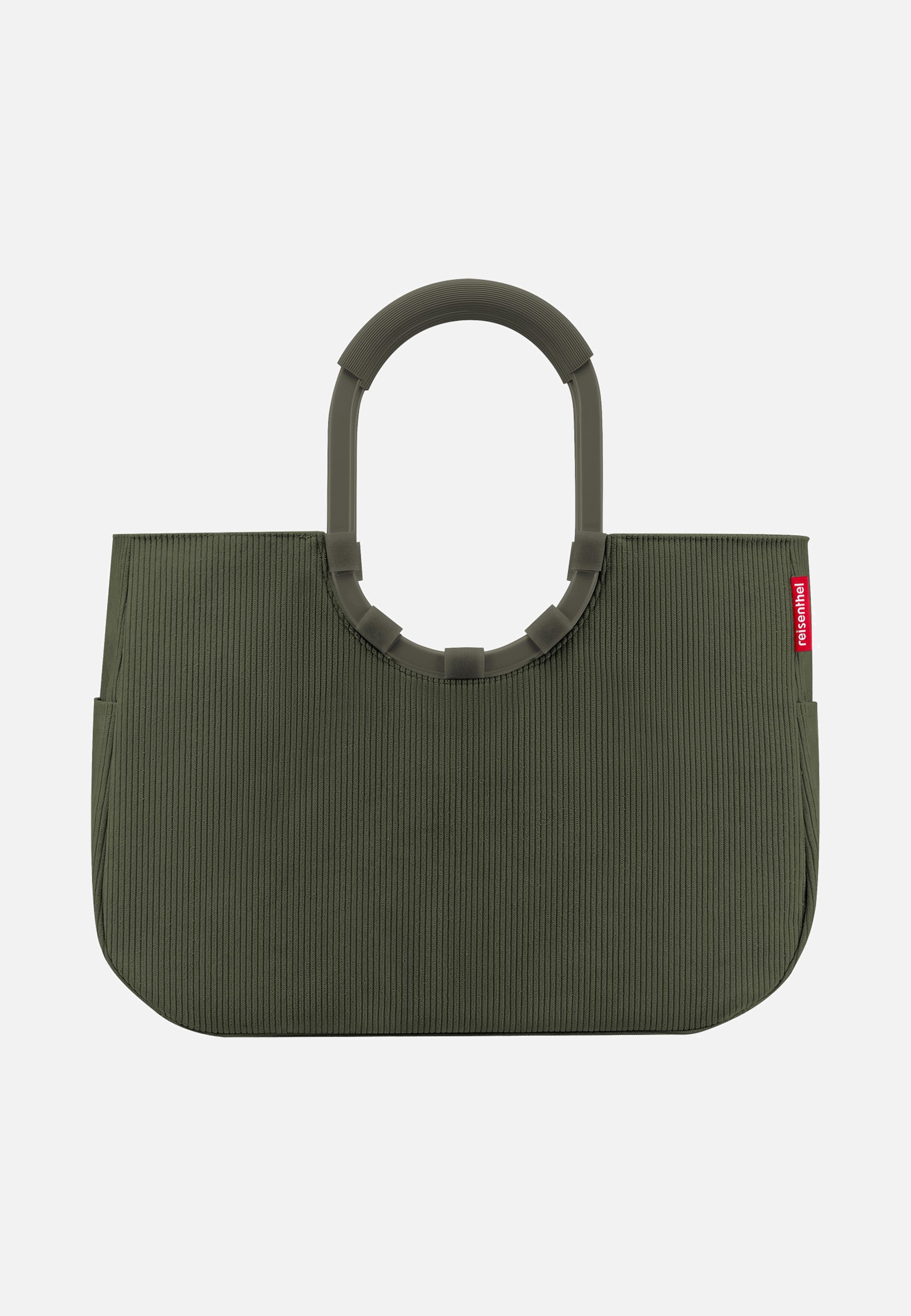 reisenthel Loopshopper L Cord Dark Matcha Einkaufskorb