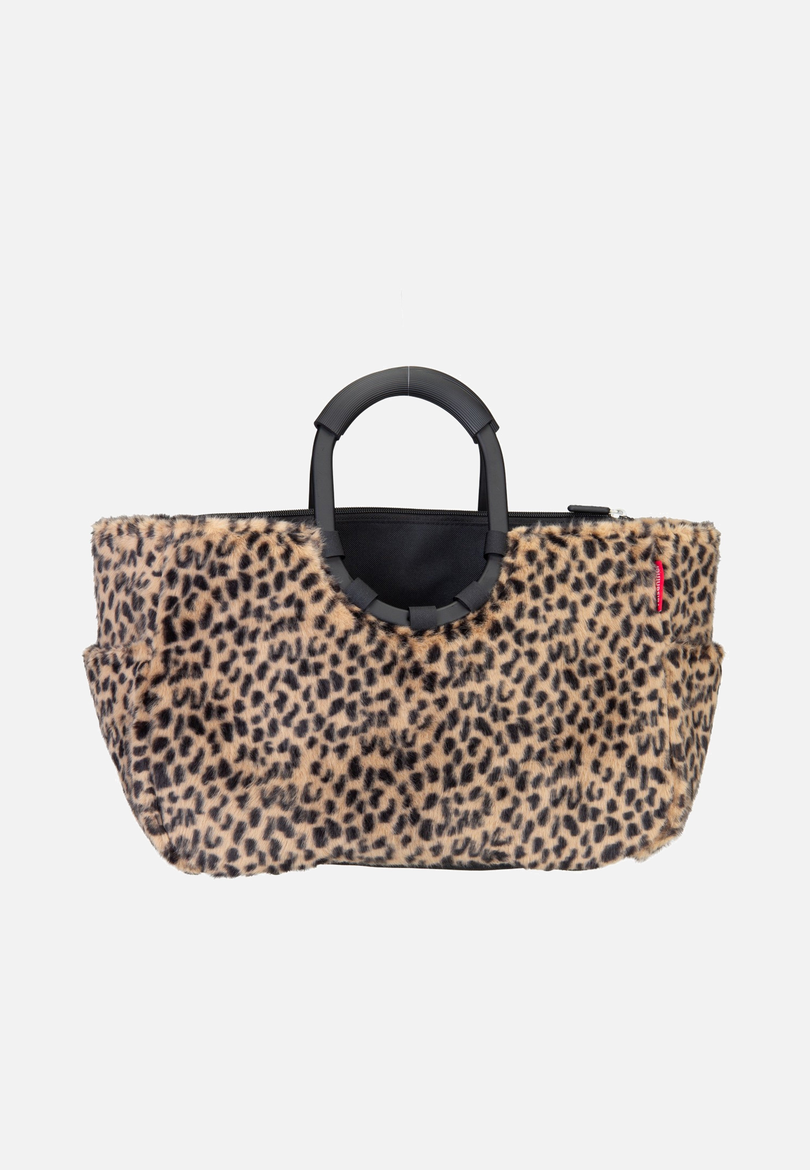 reisenthel Loopshopper M Leo Fake Fur Shopping Basket