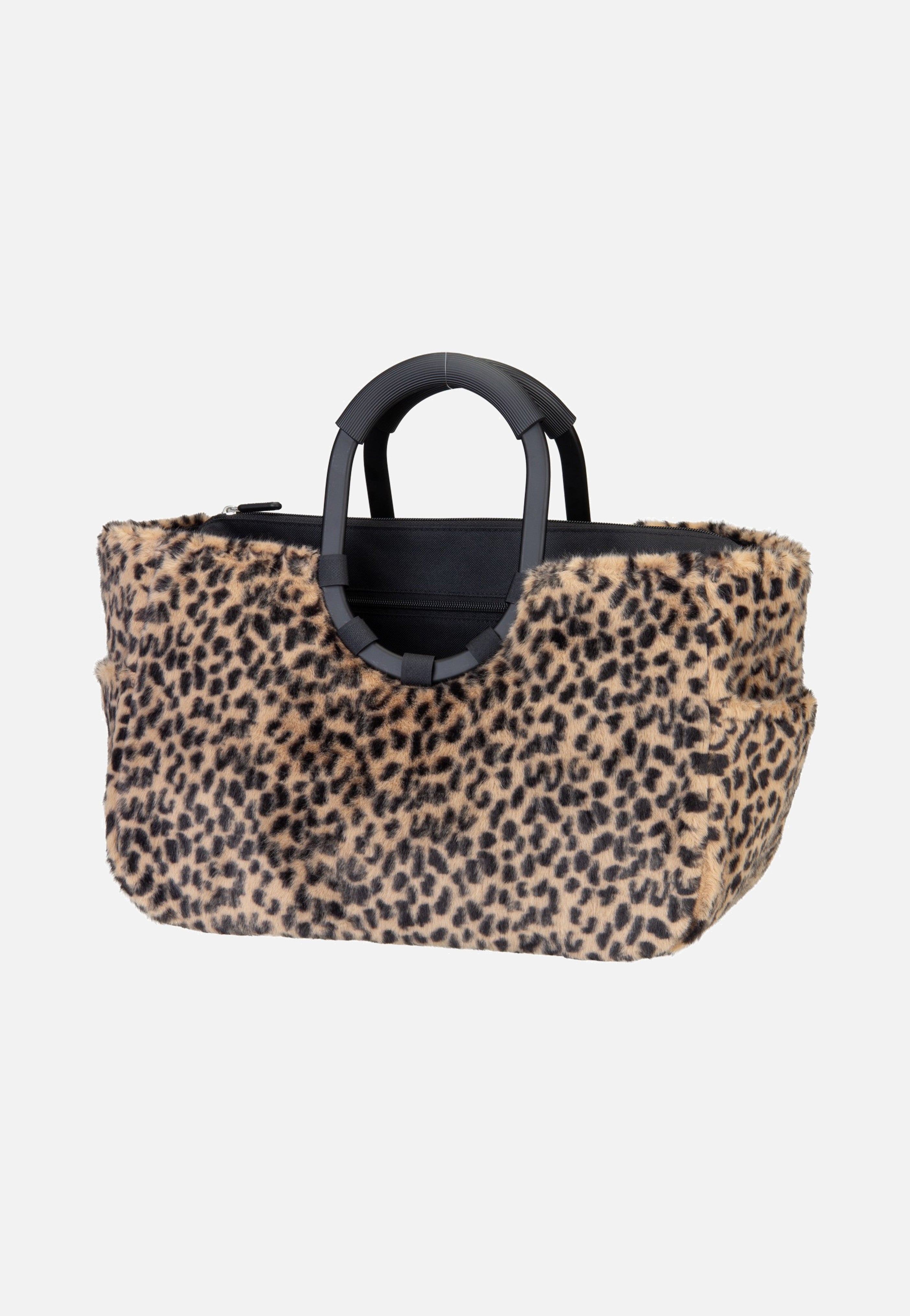 reisenthel Loopshopper M Leo Fake Fur Shopping Basket