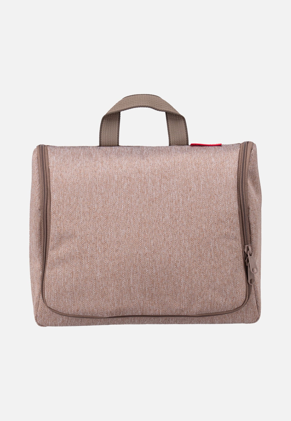 reisenthel Toiletbag XL Herringbone Mokka Cosmetic Case