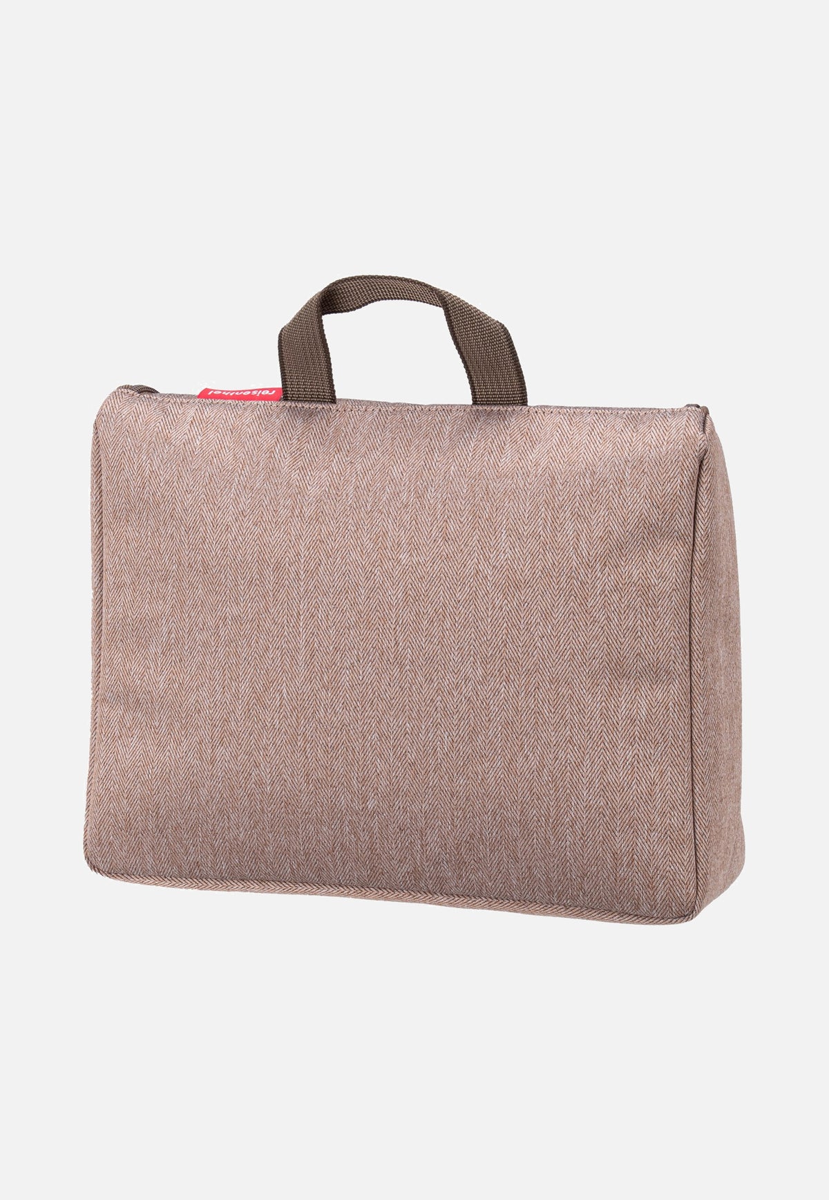 reisenthel Toiletbag XL Herringbone Mokka Cosmetic Case