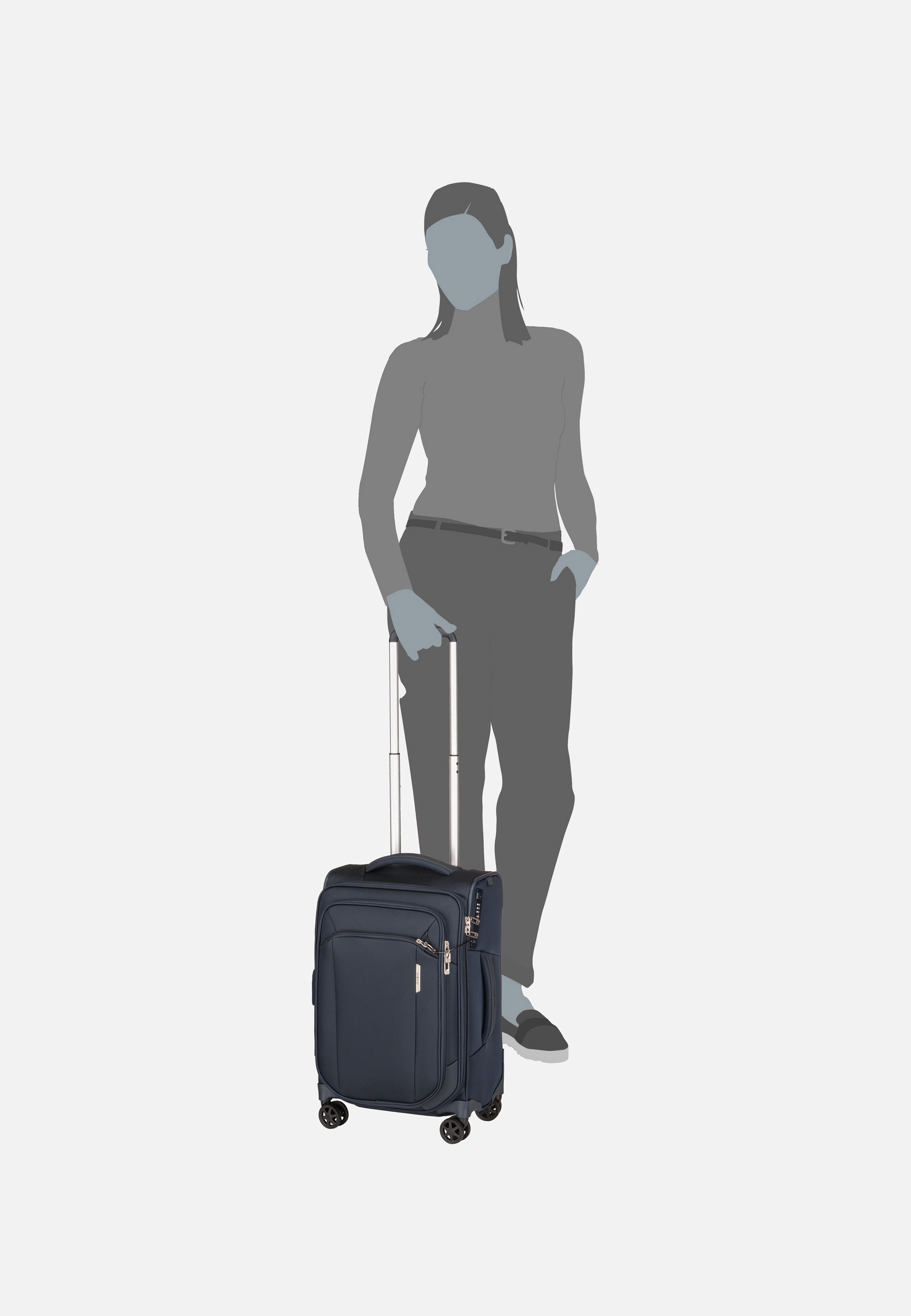 Samsonite - Respark Spinner 55 EXP Midnight Blue - Suitcase | Neutral-Image