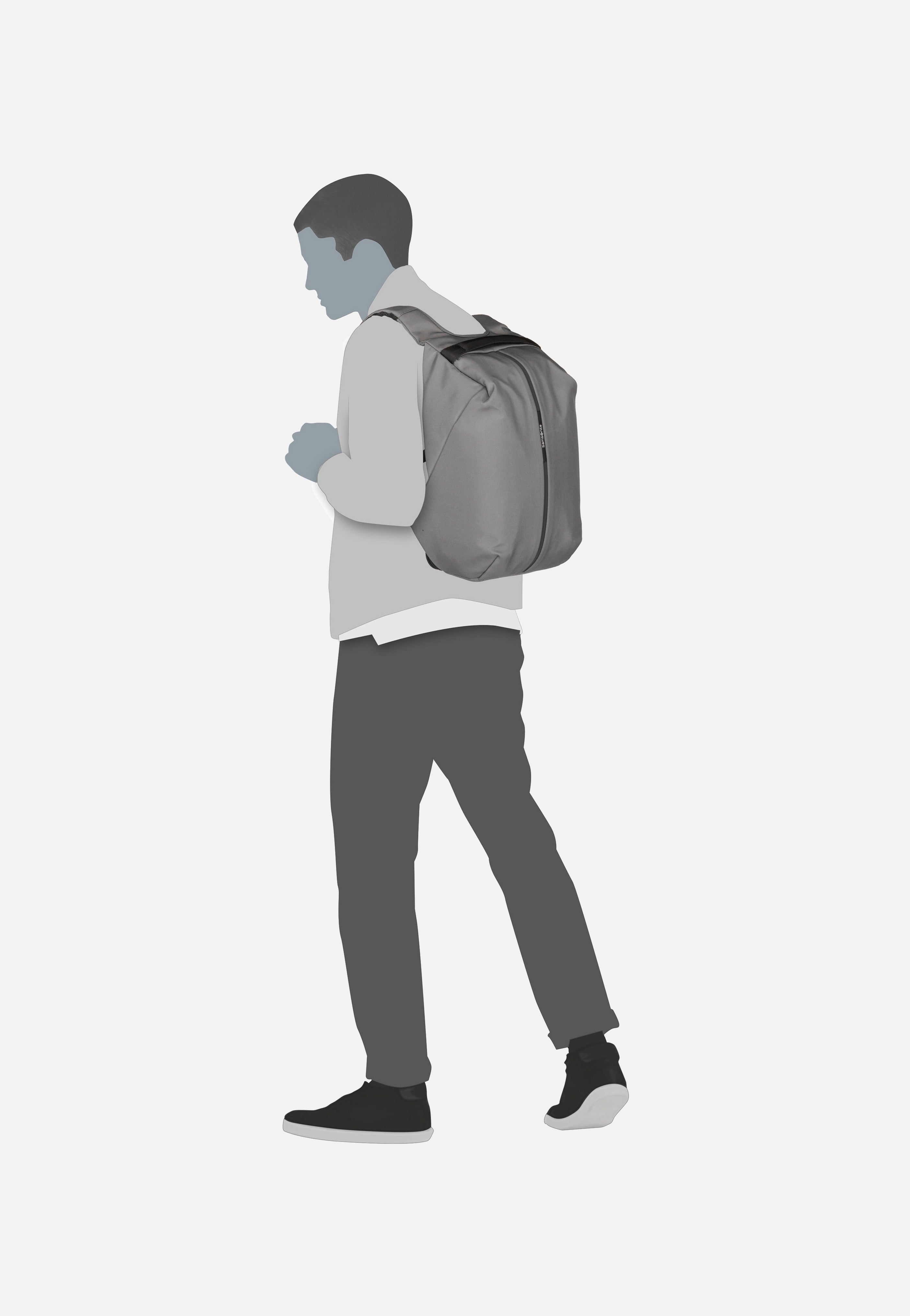 Samsonite Securipak 2.0 Backpack 14.1'' Grey Rucksack