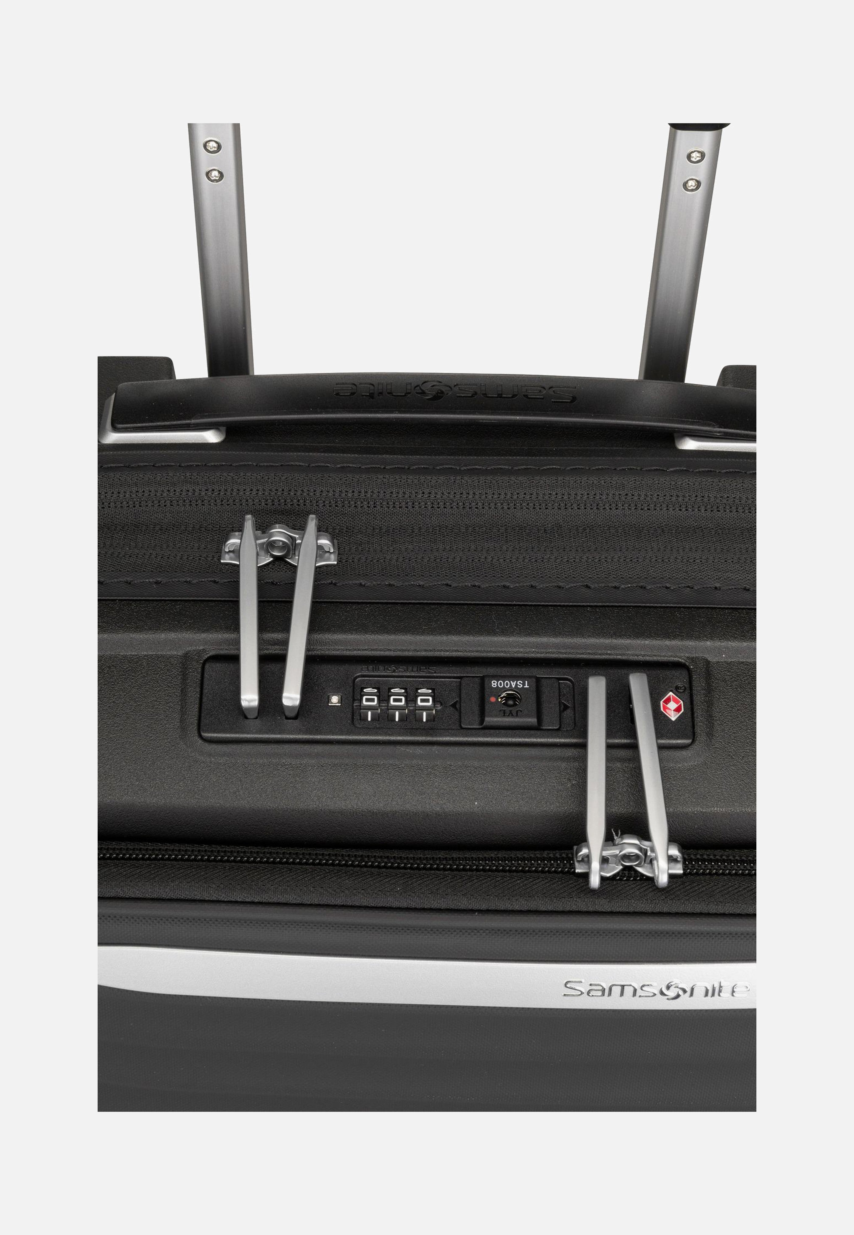 Samsonite Upscape Spinner 55 EXP Easy Access Black Koffer