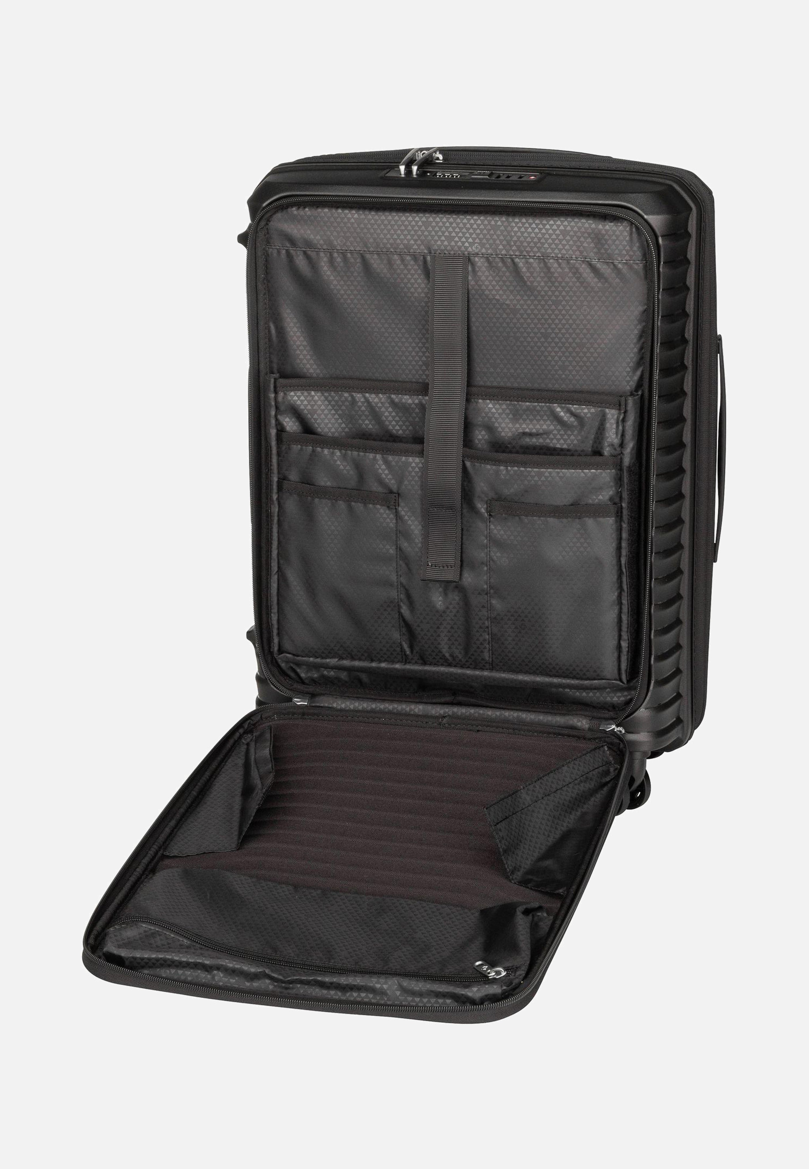 Samsonite Upscape Spinner 55 EXP Easy Access Black Koffer